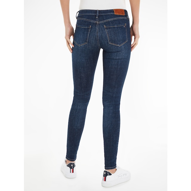 Tommy Hilfiger Skinny-fit-Jeans »TH FLEX COMO SKINNY RW GYA«, mit Tommy  Hilfiger Logo-Badge bestellen | BAUR