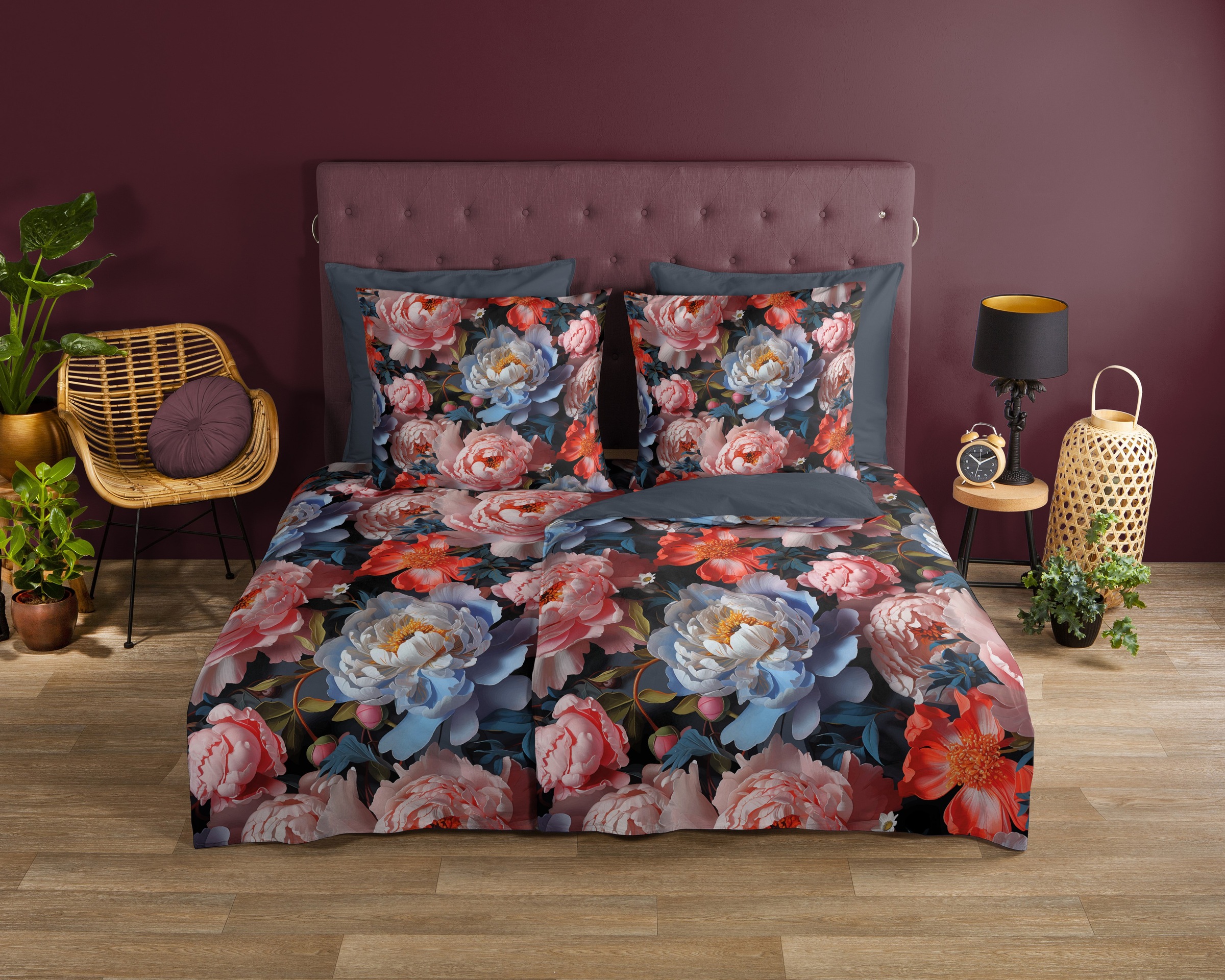 good morning Wendebettwäsche "Rhein" 2 Stk. tlg. 100% Baumwolle, Renforcé, günstig online kaufen