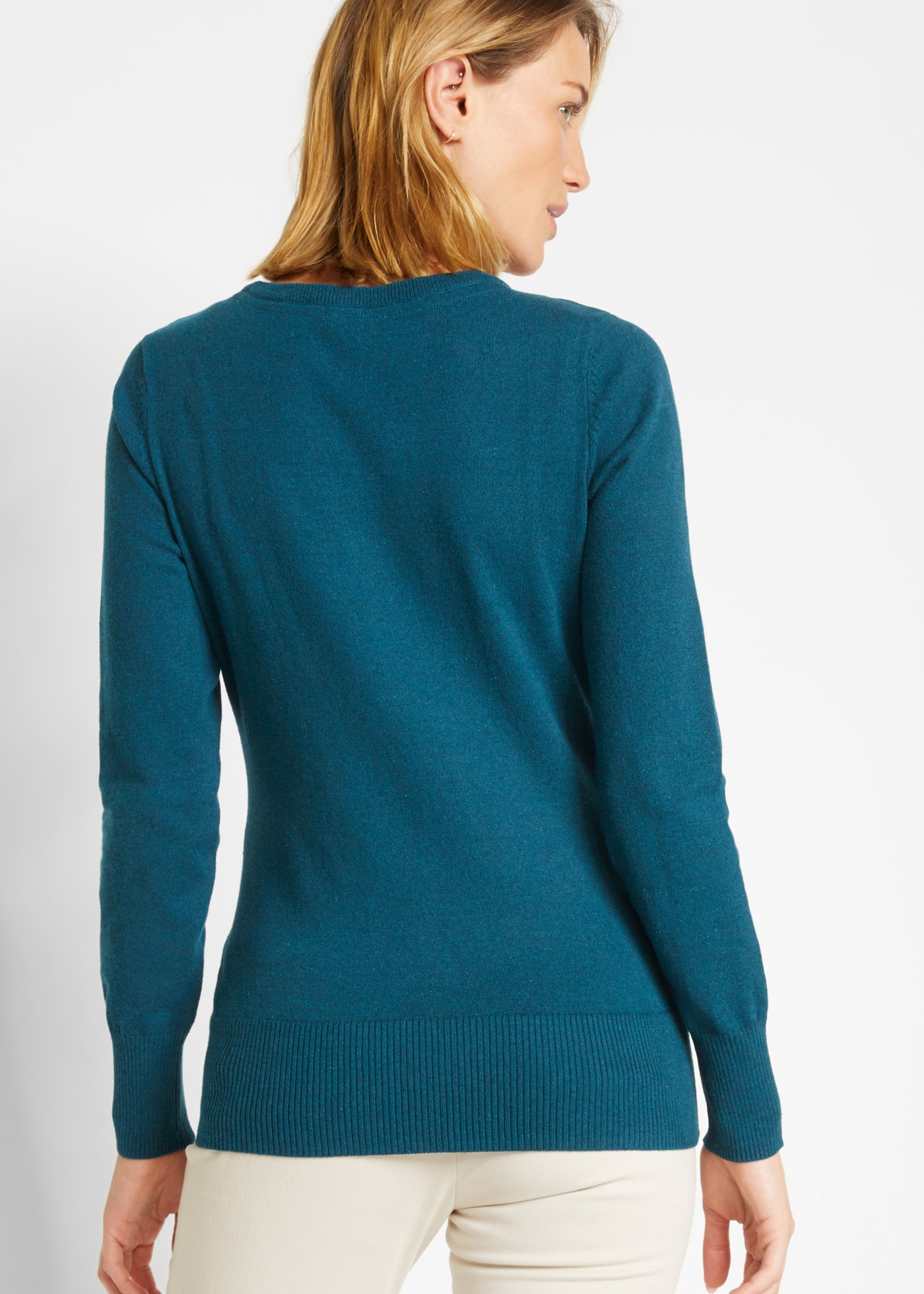 bonprix Strickpullover in schmaler Silhouette