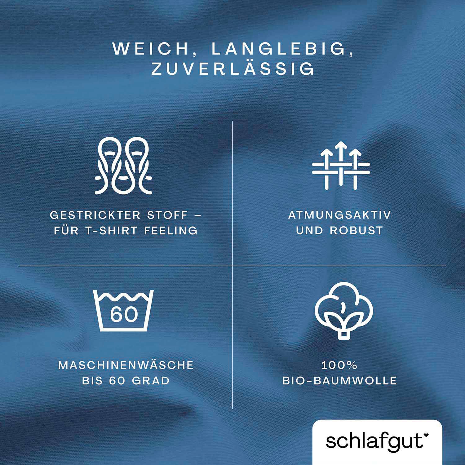 90x200, Matratzen (1 Rechnung zuverlässig, | 140x200 auf 180x200 cm, Bettlaken langlebig, cm »CASUAL für weich 100% Gr. oder Höhe, bis Spannbettlaken in BAUR Schlafgut u.a. 25 St.), Bio-Baumwolle«,