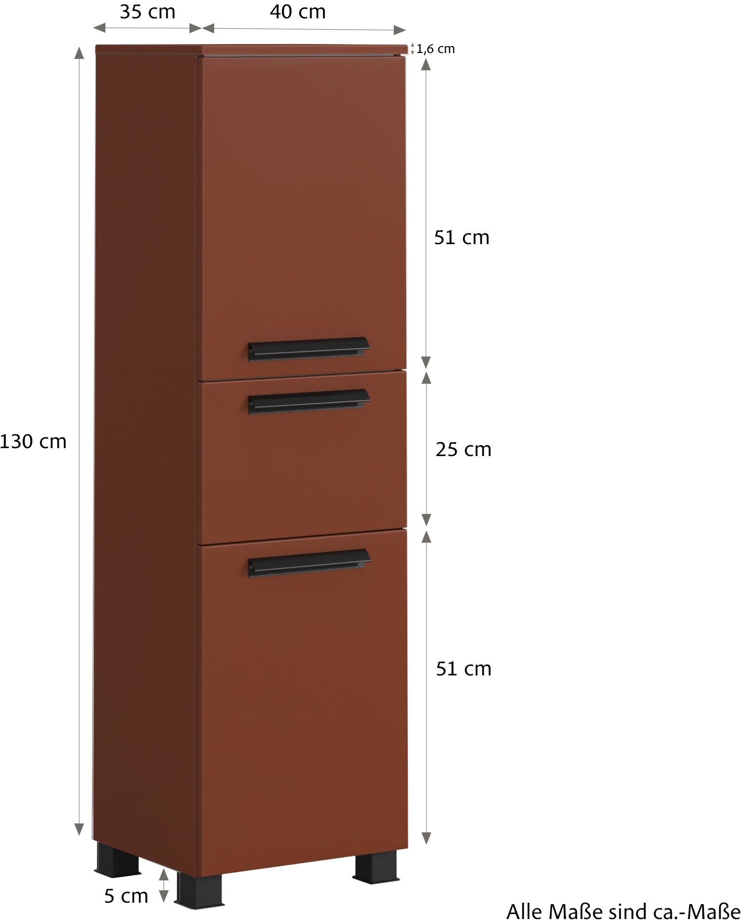 welltime Badmöbel-Set »SALVADA, 3tlg-Set, gedämpfte Scharniere, Softclose, Keramikbecken« Maße (B/T/H): 140/47,5/200 cm, 