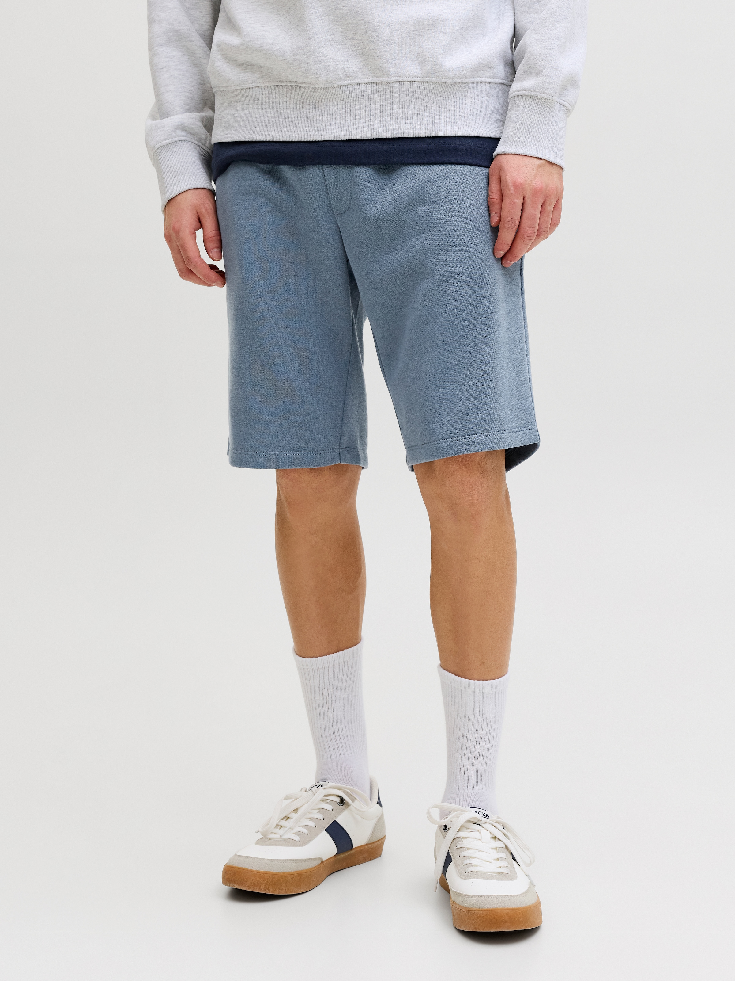 Jack & Jones Sweatshorts "JPSTGORDON mit elastischem Bund" unifarben, modis günstig online kaufen