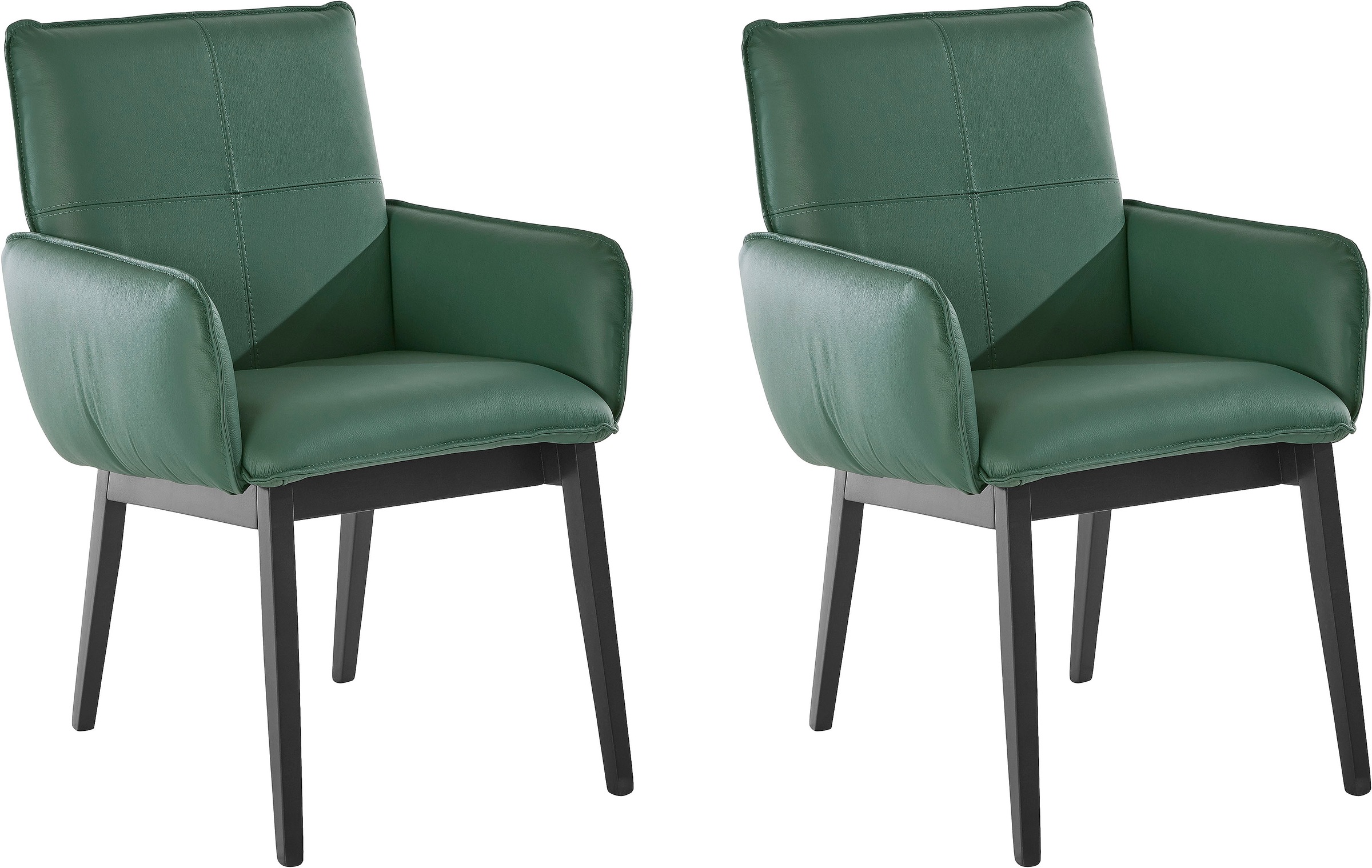 Home affaire Armlehnstuhl "Model 6" (Set) 2 Stk.Bezug in Microfaser oder Le günstig online kaufen