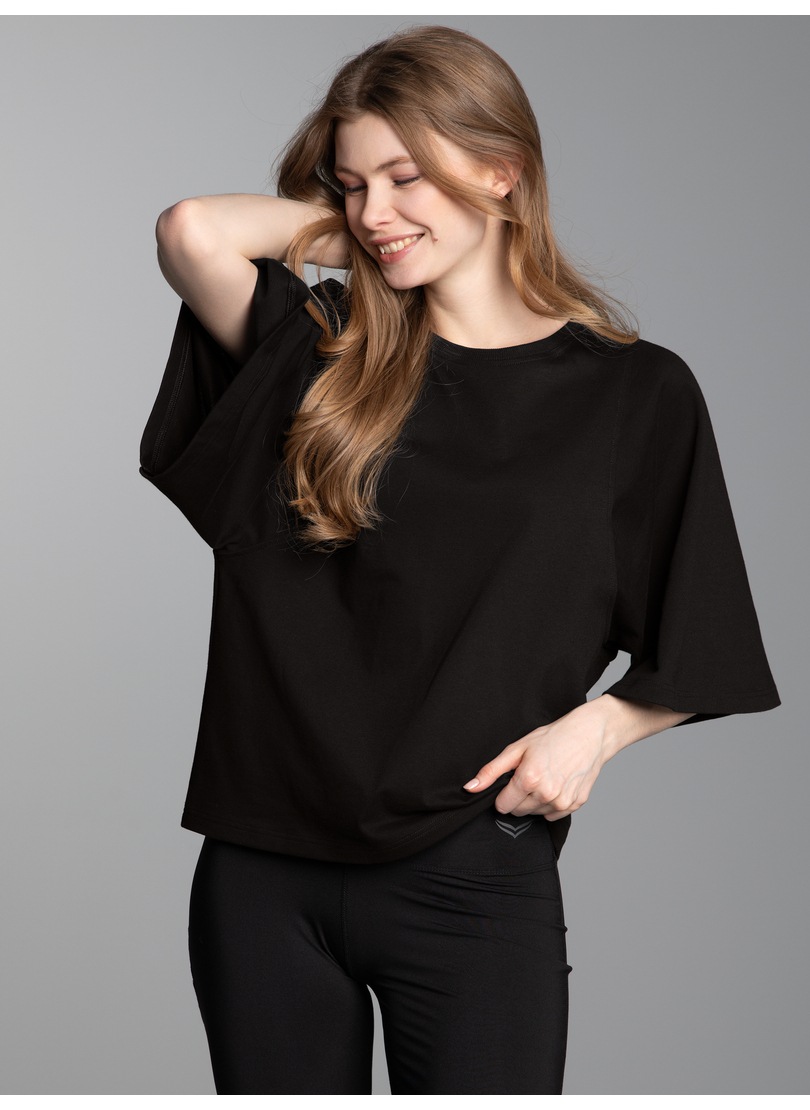 Trigema T-Shirt "TRIGEMA Oversized T-Shirt mit weiten Ärmeln" 1 Stk. tlg. günstig online kaufen