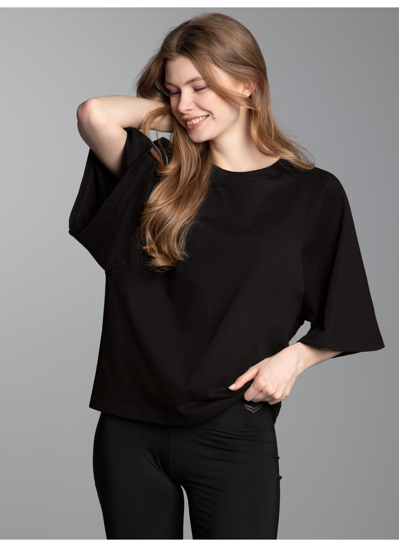 Trigema T-Shirt "TRIGEMA Oversized T-Shirt mit weiten Ärmeln", (1 tlg.) günstig online kaufen