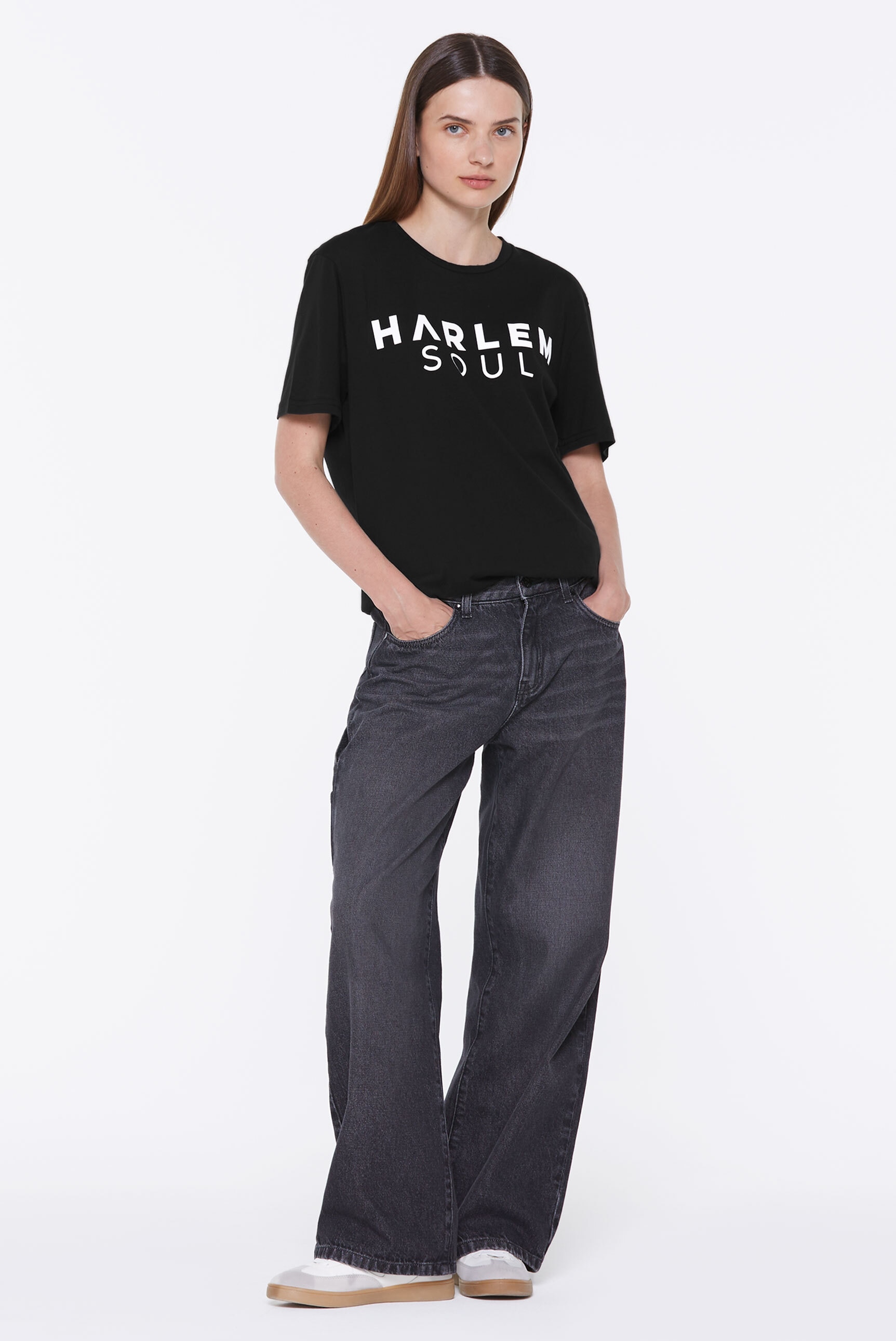 Harlem Soul Rundhalsshirt aus Baumwolle