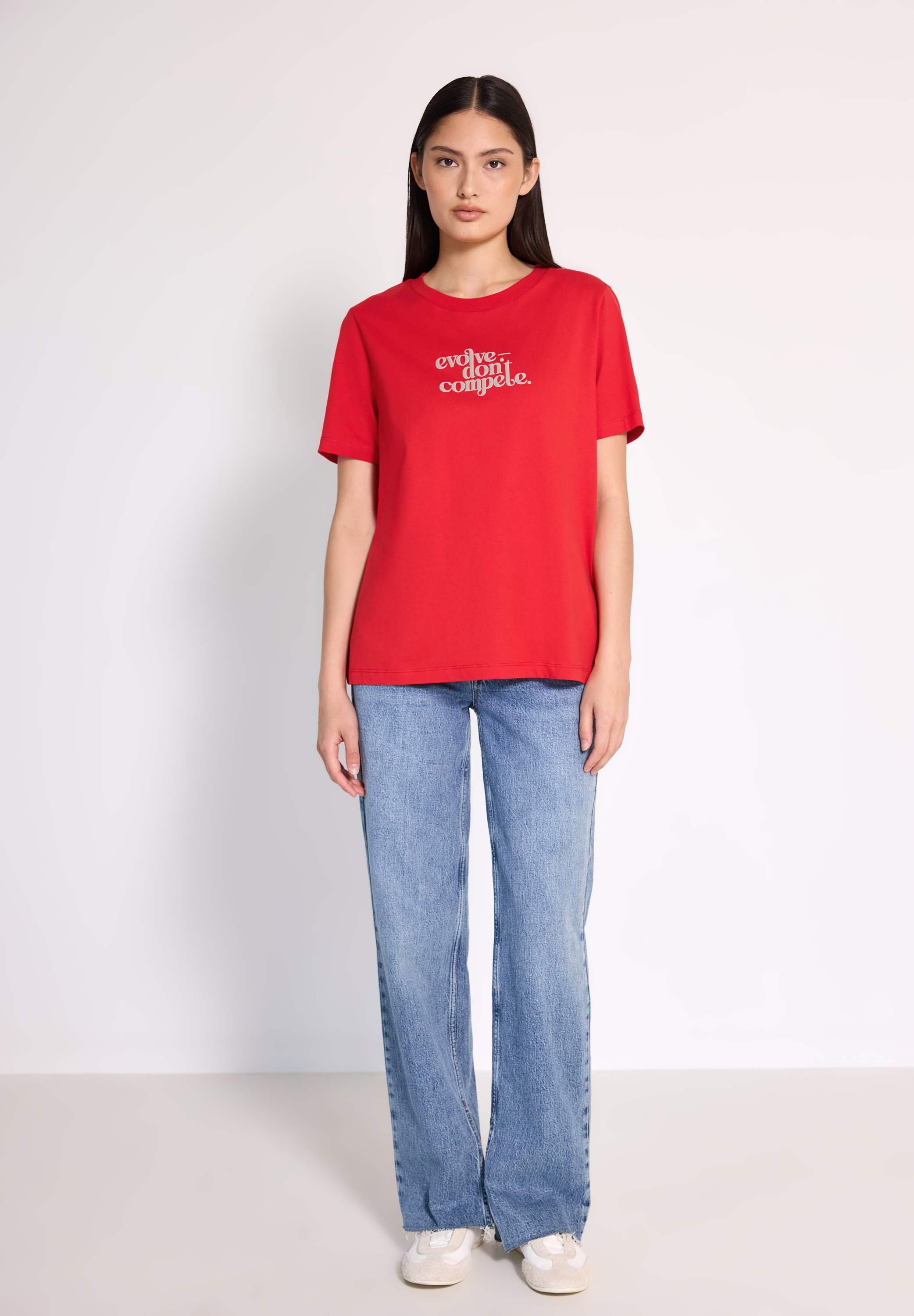 STREET ONE STUDIO T-Shirt aus reiner Baumwolle