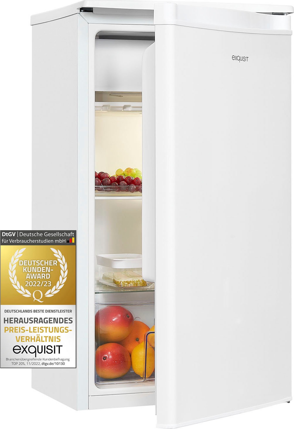 exquisit Kühlschrank »KS86-0-090E«, 79 L Volumen