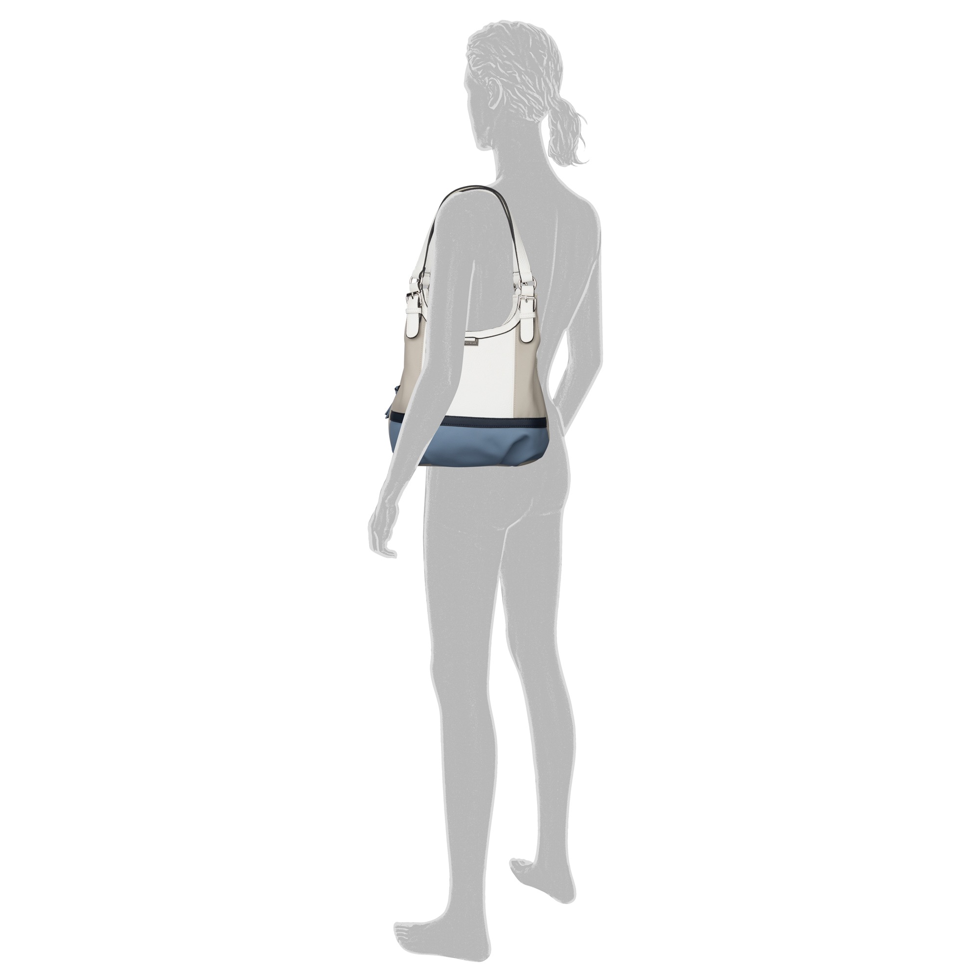 TOM TAILOR Shopper "JUNA" mit schicken Zierschnallen günstig online kaufen
