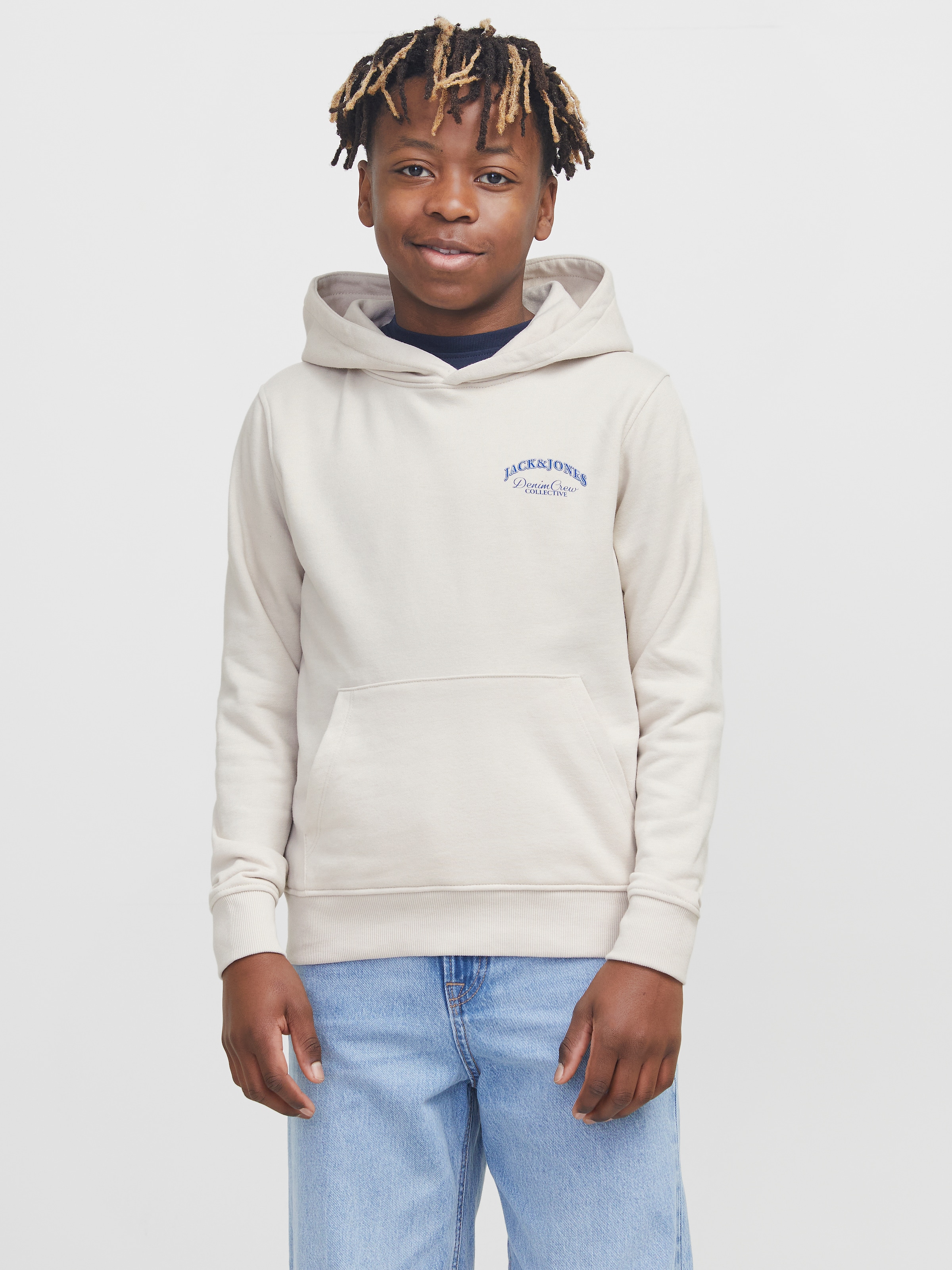 Jack & Jones Junior Kapuzensweatshirt »JJEBRANDES BACKP RELAXED SWEAT H SN JNR«