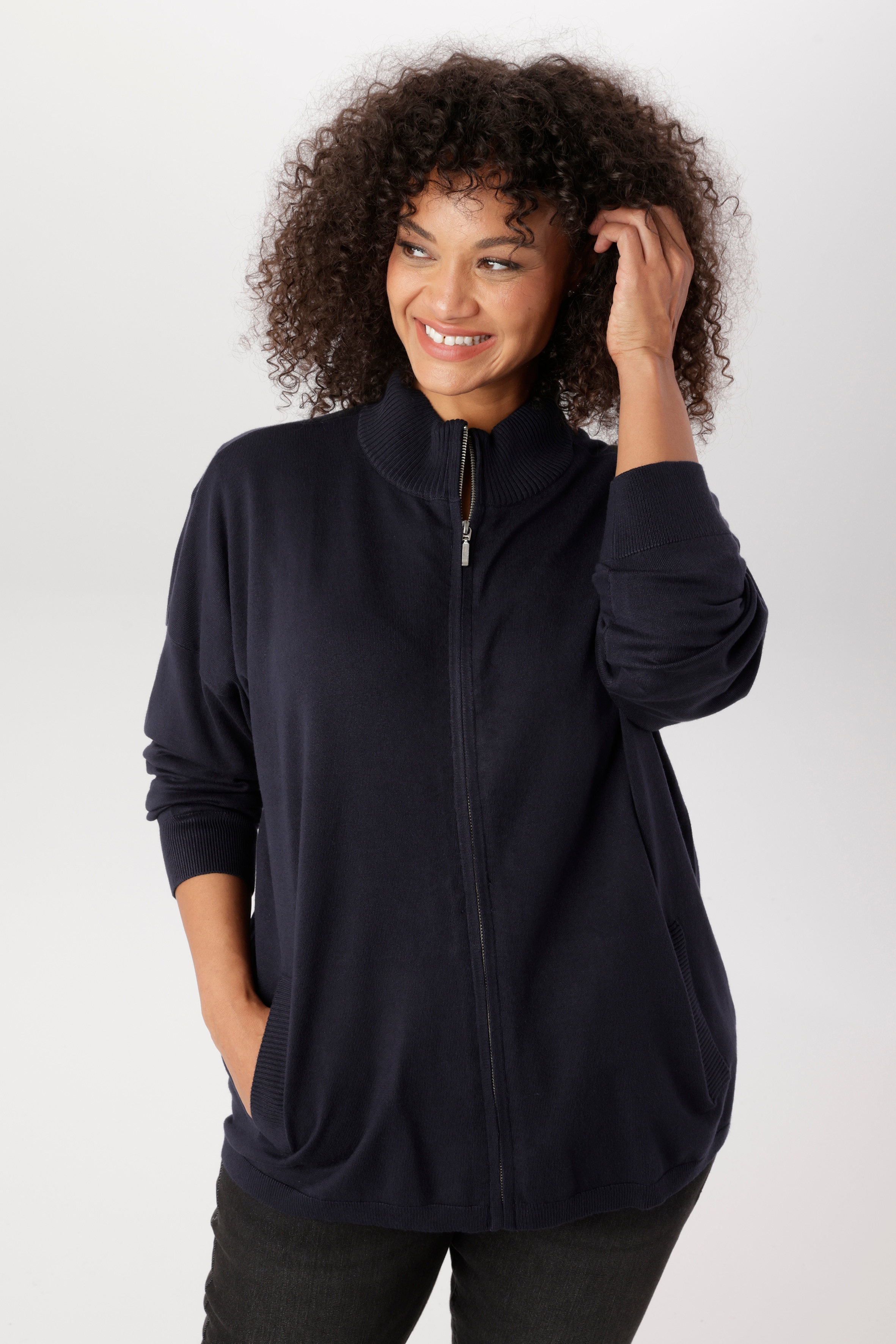 Aniston PLUS Strickjacke aus weicher Strick-Qualität - NEUE KOLLEKTION