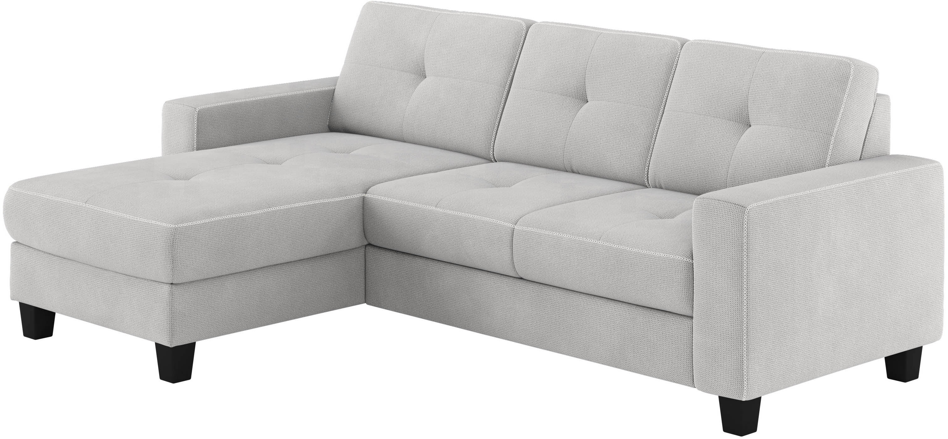 Thumbnail - PLACES OF STYLE Ecksofa "Varese" wahlweise mit Bettfunktion und Bettkasten