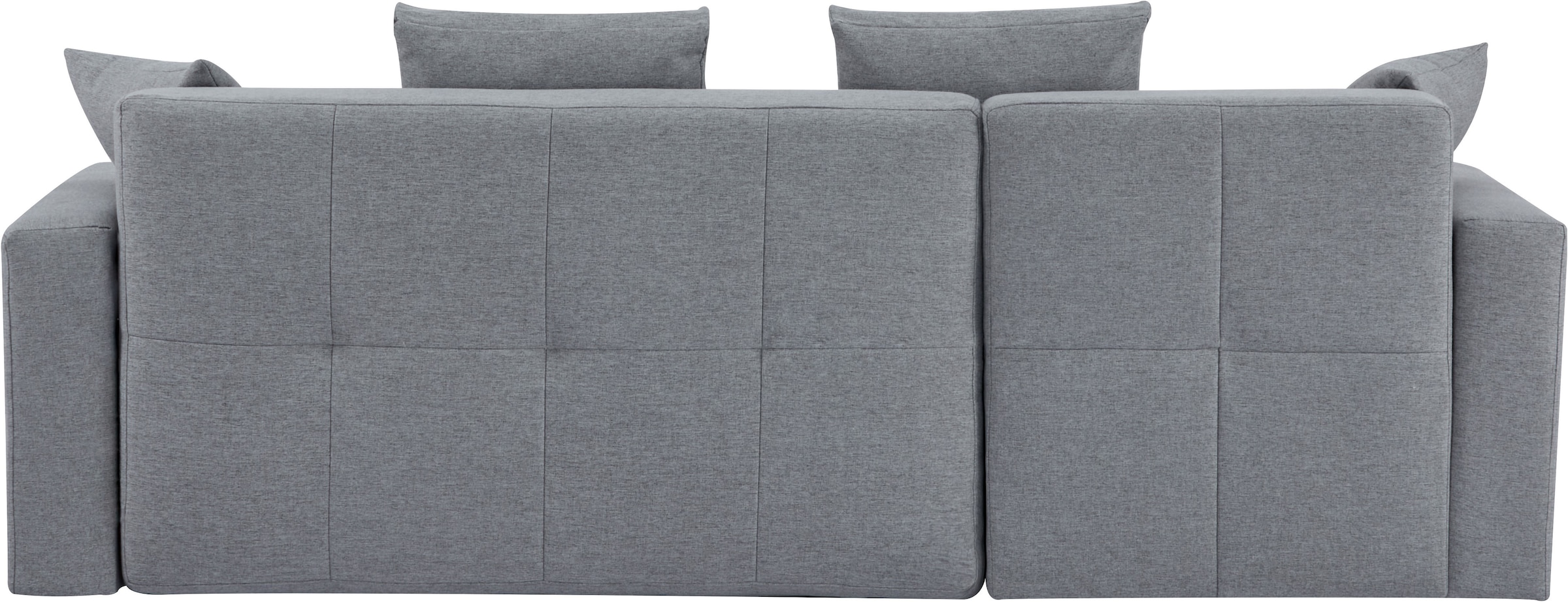 INOSIGN Ecksofa »KILLAM, 217 cm, L-Form, mit Schlaffunktion u. Bettkasten«, Recamiere rechts / links montierbar, in Cord und Webstoff