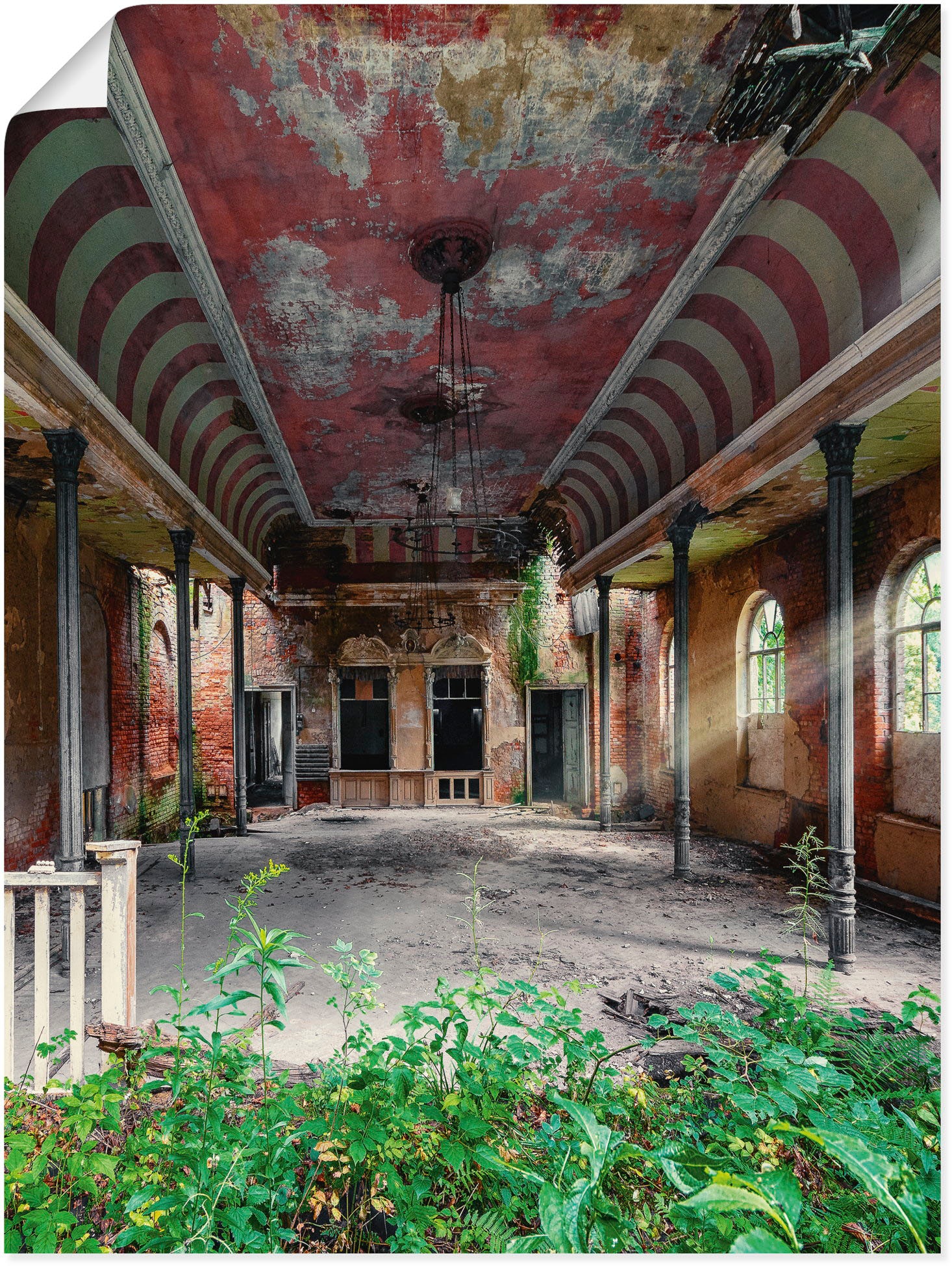 Artland Wandbild "Lost Place - Tanzsaal Ballsaal", Gebäude, (1 St.), als Al günstig online kaufen