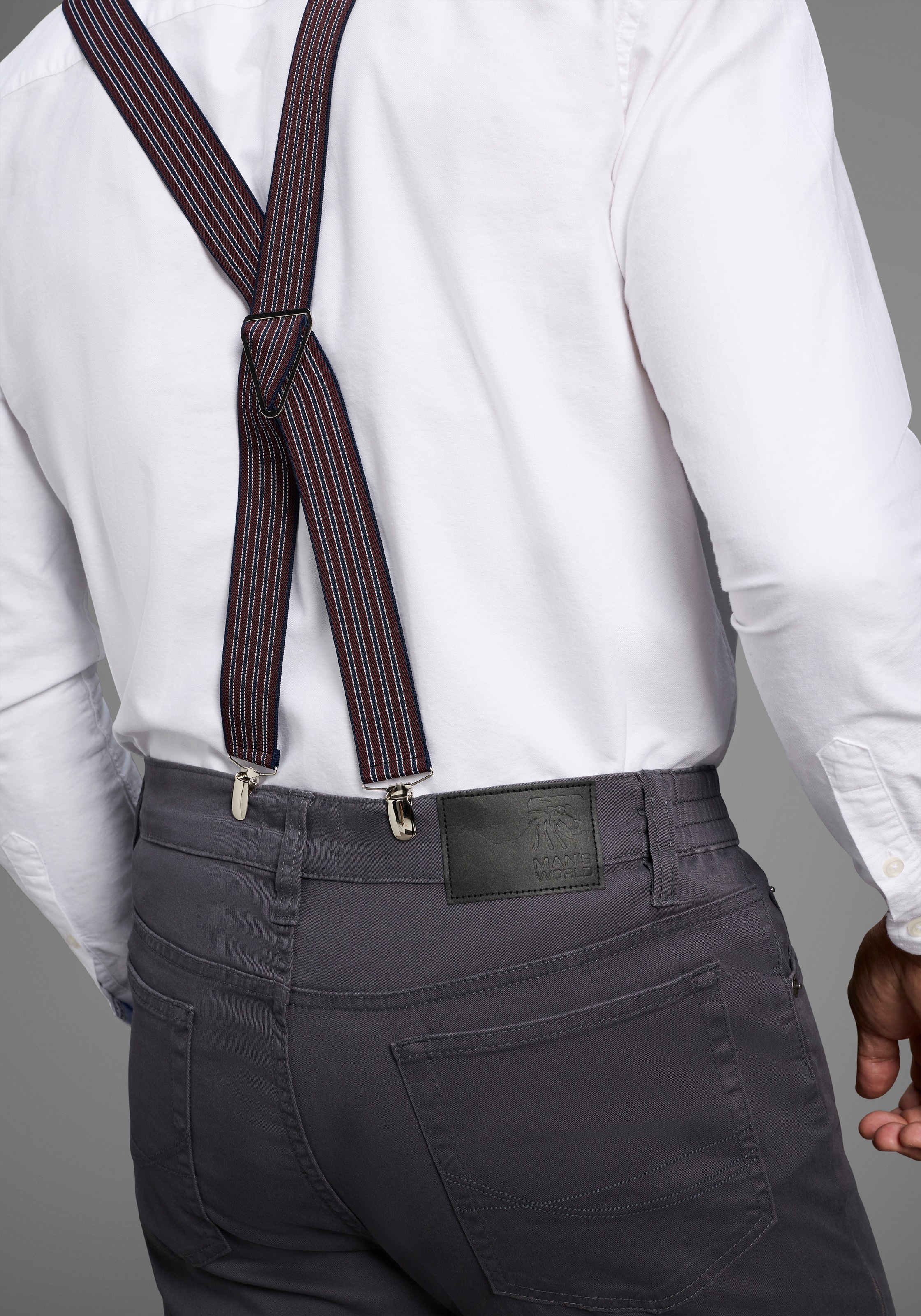 Mans World Hosenträger, in bequemer Breite & extra Länge bis 130cm - NEW - günstig online kaufen