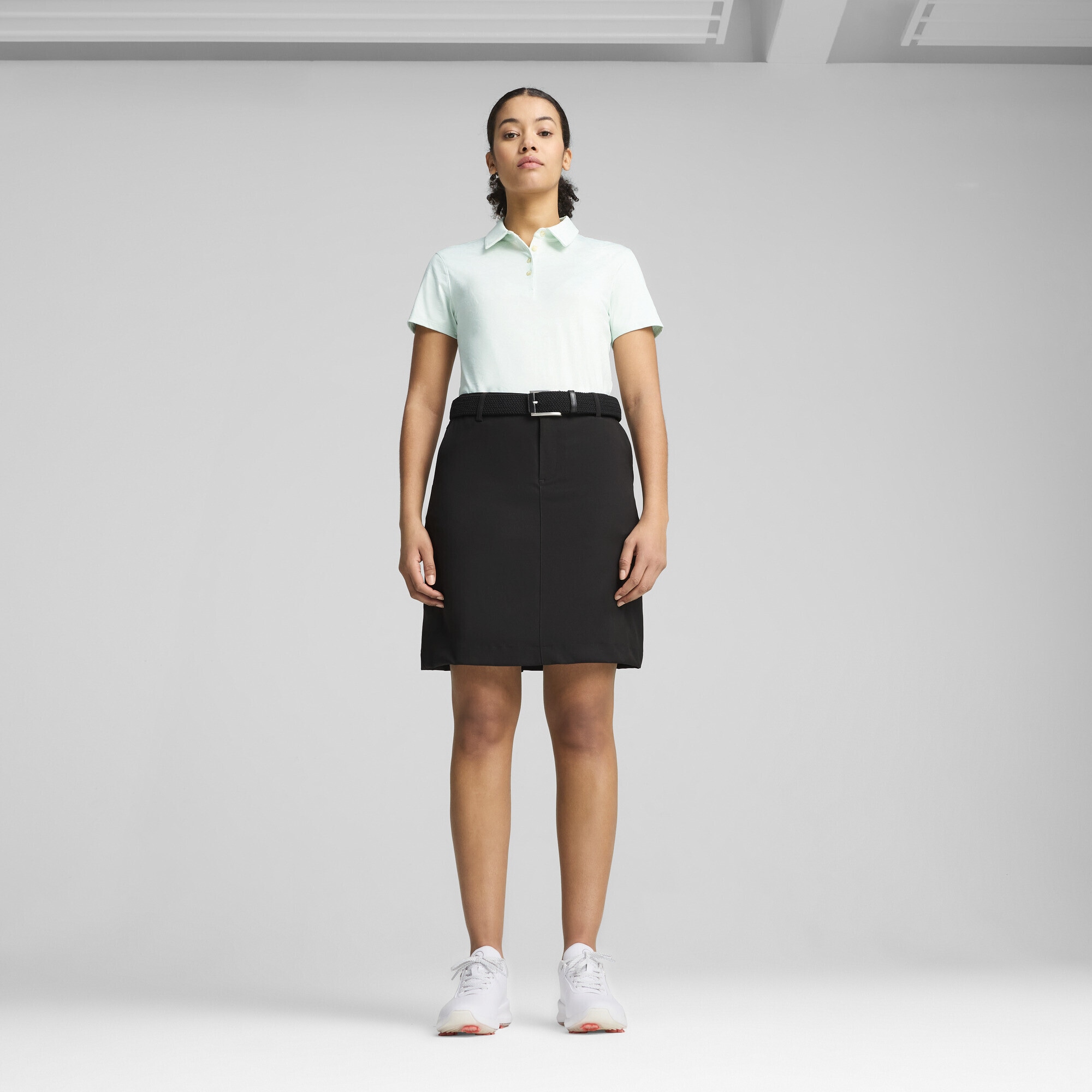 PUMA Poloshirt »MATTR Lianas Kurzärmeliges Jacquard-Polo Damen«