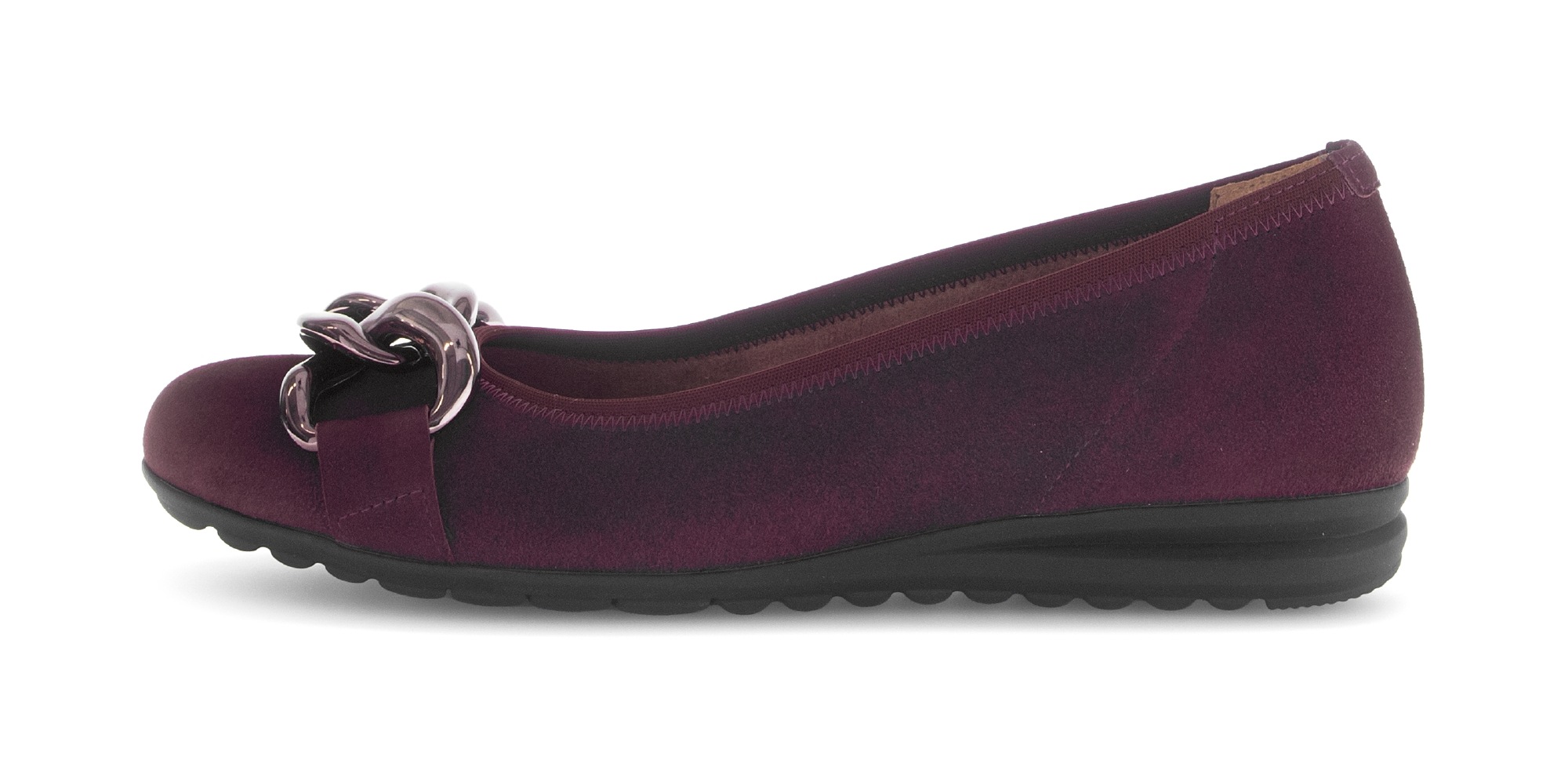 Gabor Ballerina »Florenz«, Businessschuh, Schlupfschuh mit Elastikeinfass, Weite G