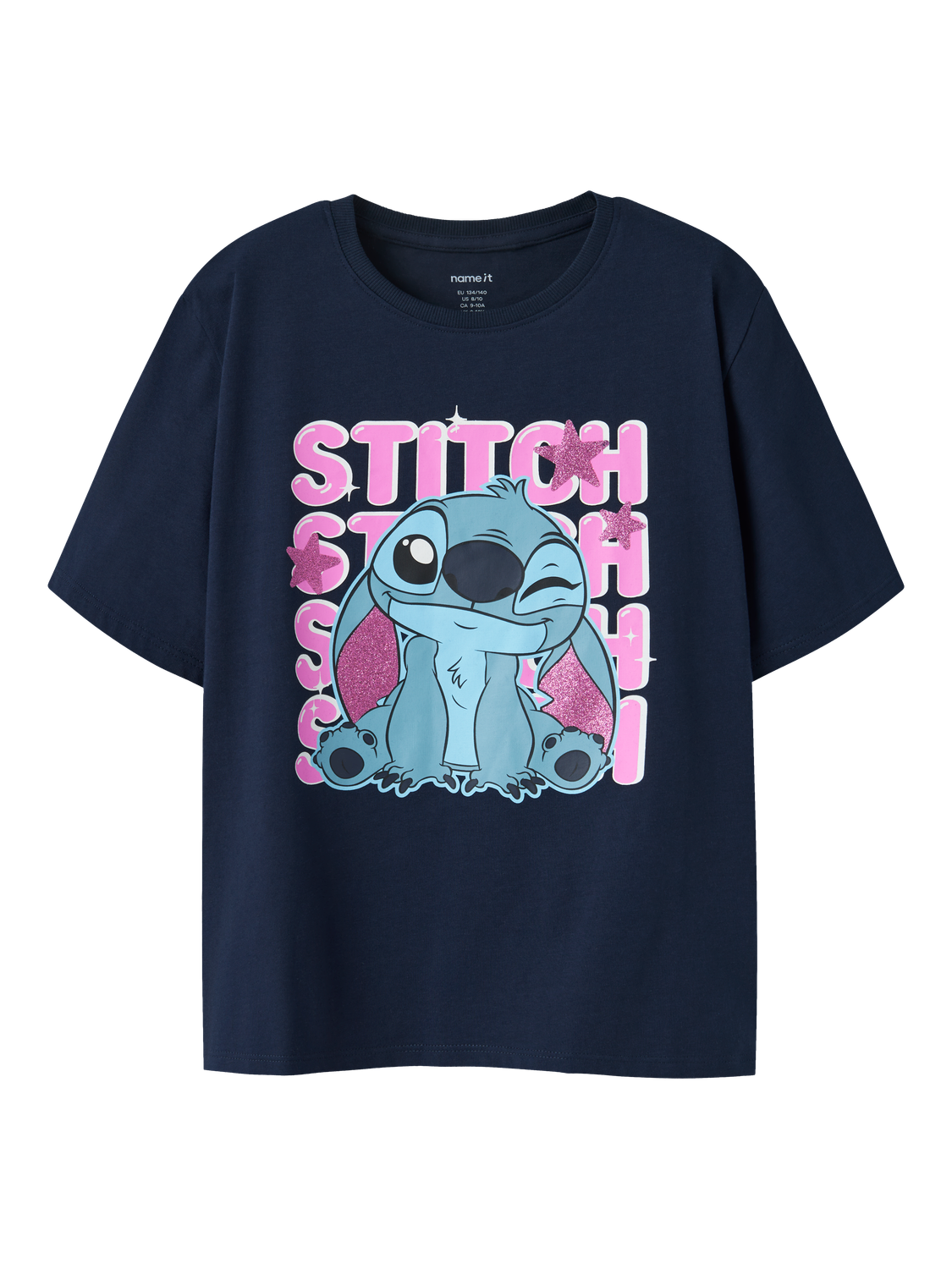 Name It T-Shirt »NKFDYMIR STITCH SS NREG TOP BOX NOOS WDI« Baumwolle, normal geschnitten