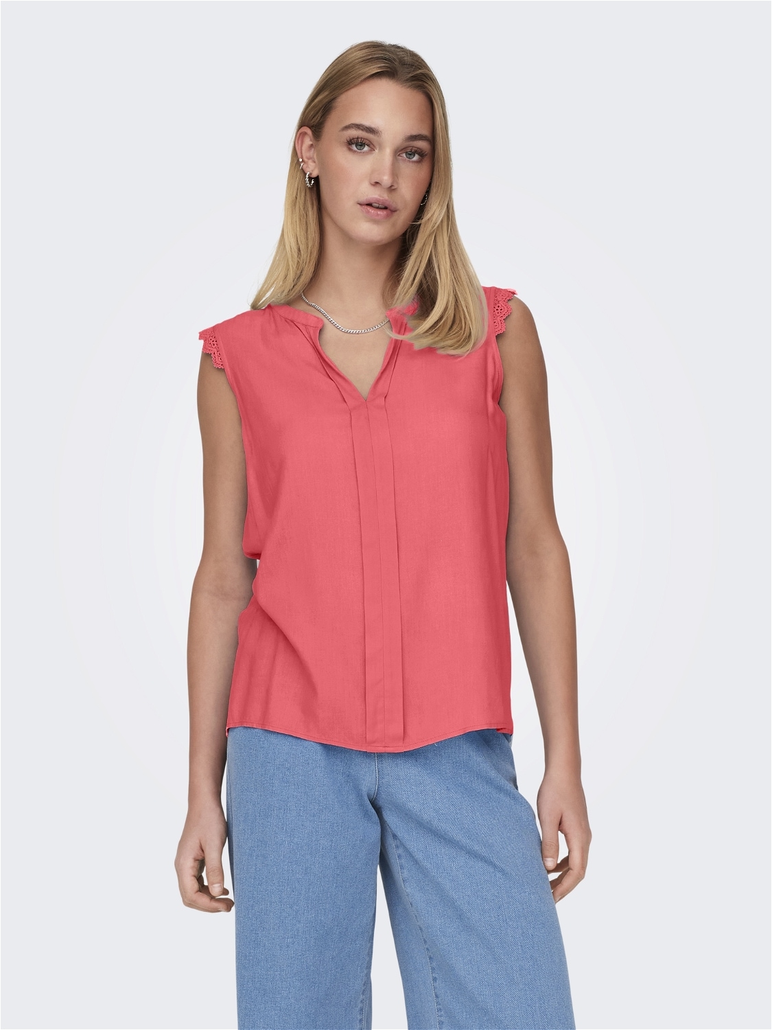 Shirttop »ONLKIMMI S/L TOP WVN NOOS«