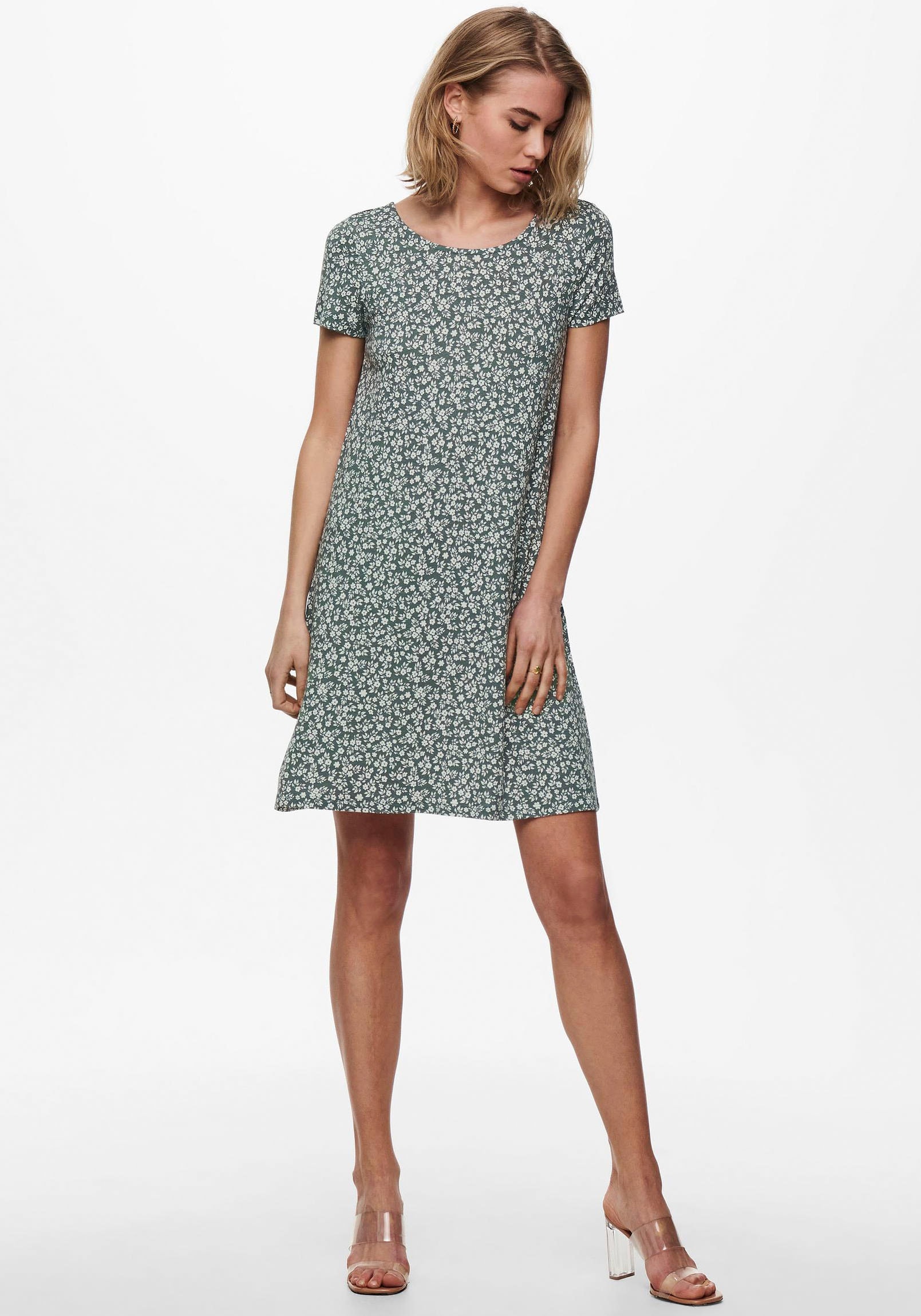ONLY Minikleid »ONLBERA BACK LACE UP S/S DRESS JRS NOOS«