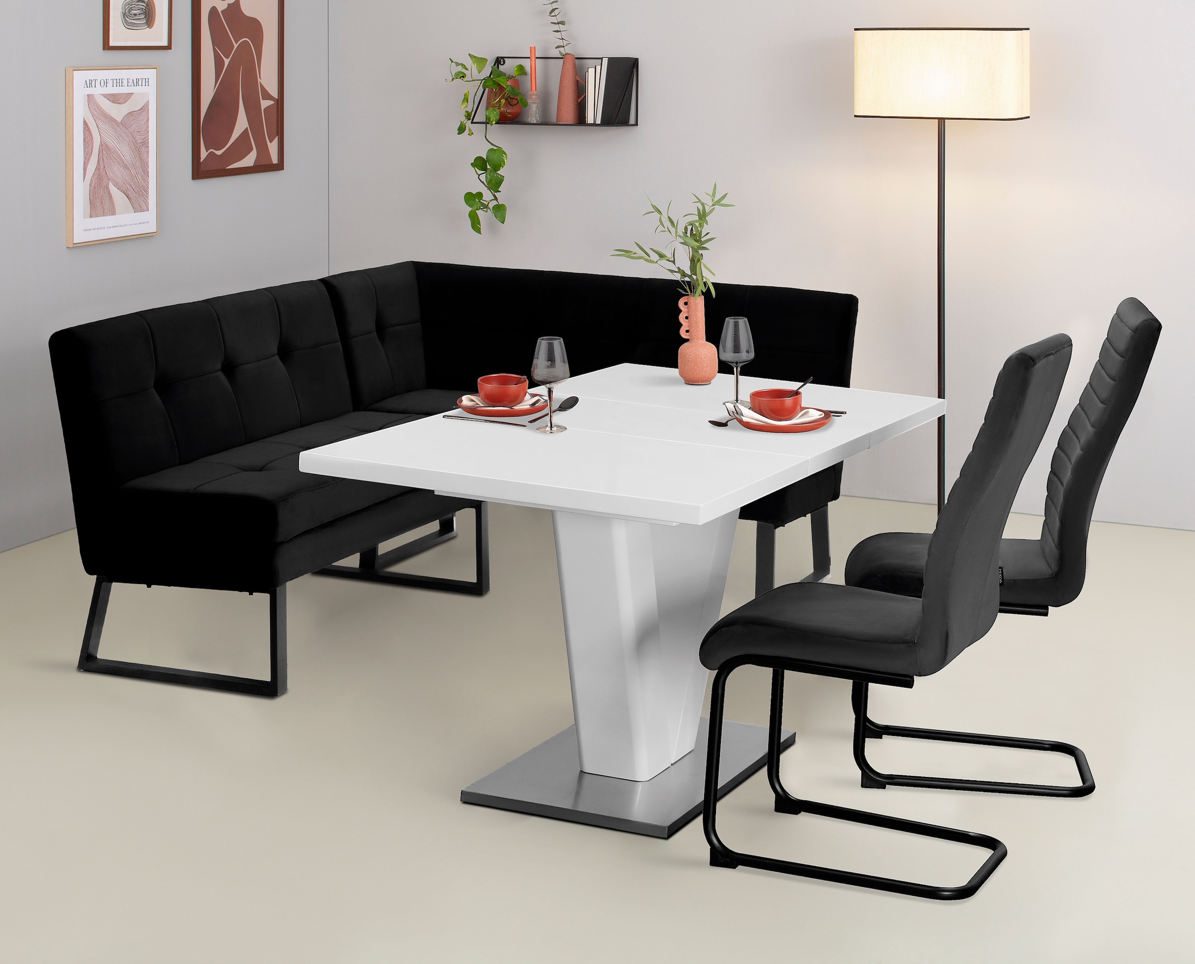 Home affaire Eckbank »GERANIE, TOPSELLER!«, Esszimmerbank mit Stauraum