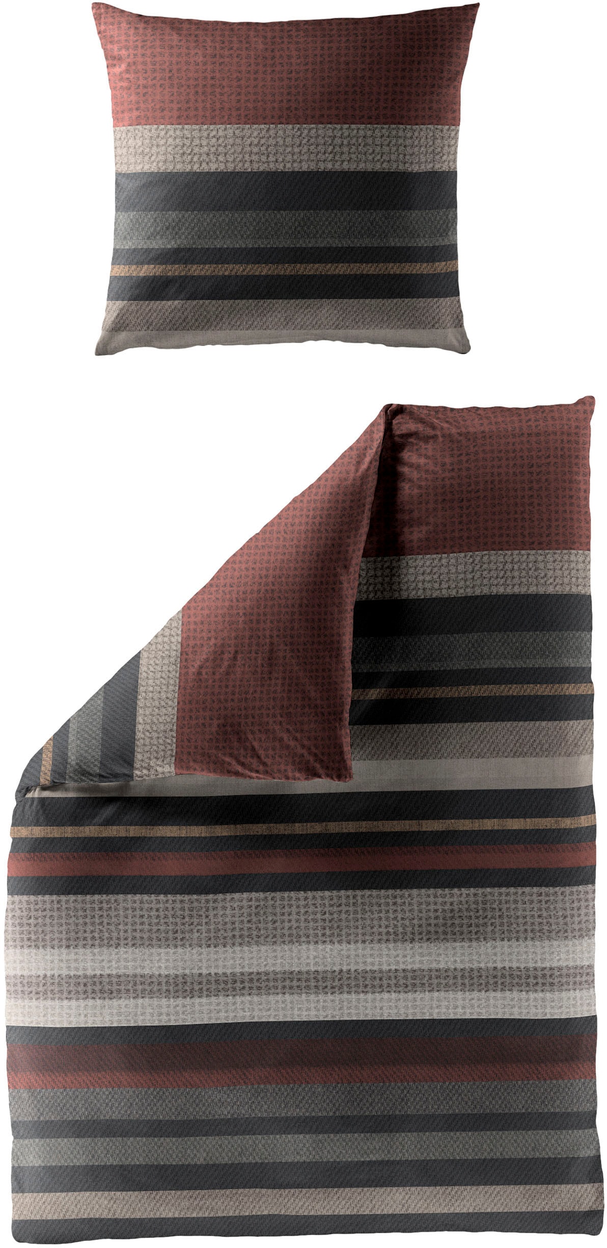 BIERBAUM Bettwäsche "4044" 2 Stk. tlg. Renforce, 100 % Baumwolle, pflegelei günstig online kaufen