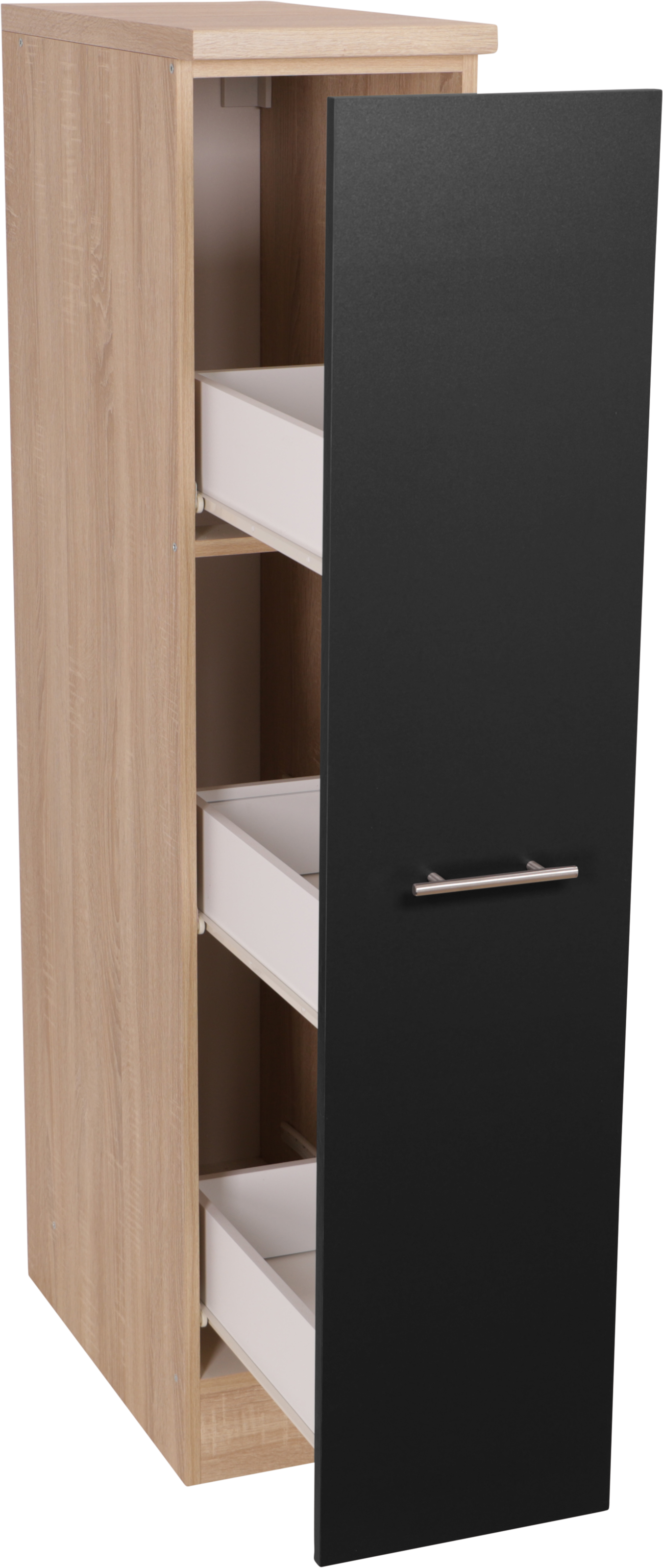 RESPEKTA Apothekerschrank »Merle« Breite 30 cm, Metallstangengriffe, Höhe 144,8 cm