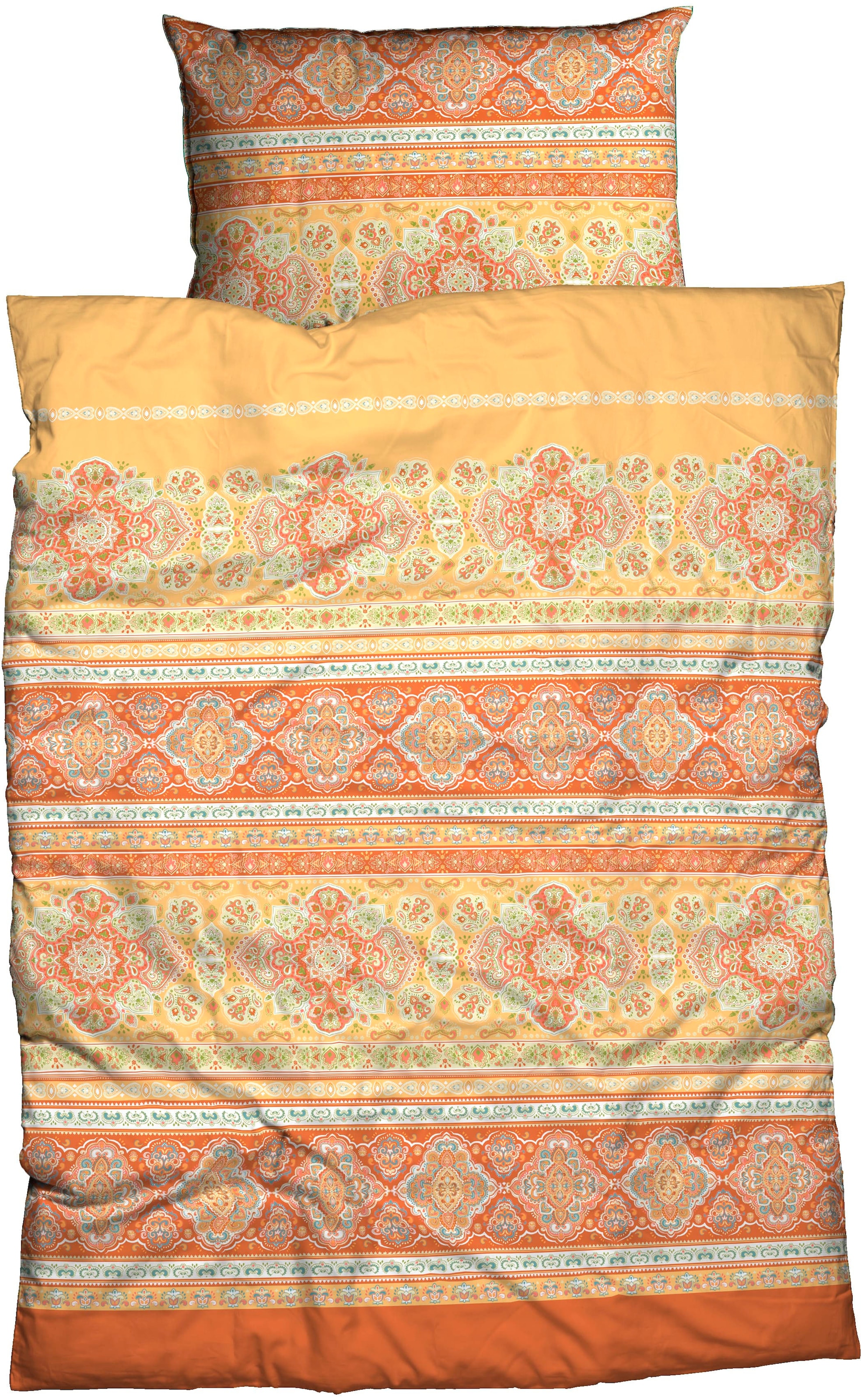 CASATEX Bettwäsche "Majella" 3 Stk. trendige, frische, ausdrucksvolle Farbe günstig online kaufen