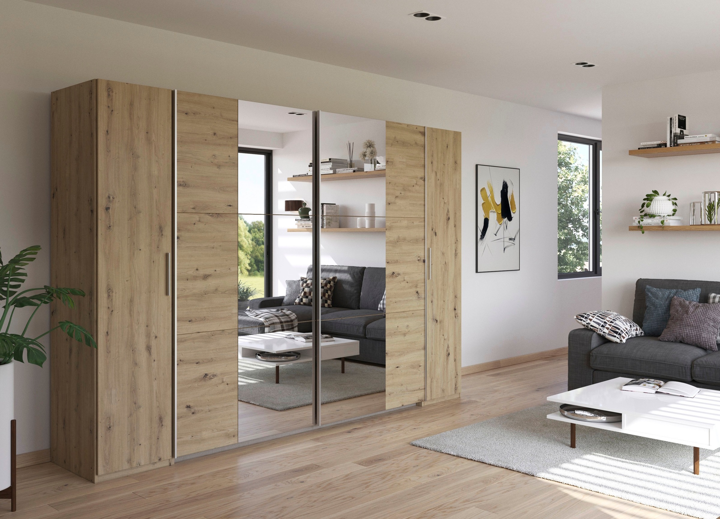 rauch Schwebetürenschrank "Kleiderschrank Drehtürenschrank Schrank Garderob günstig online kaufen