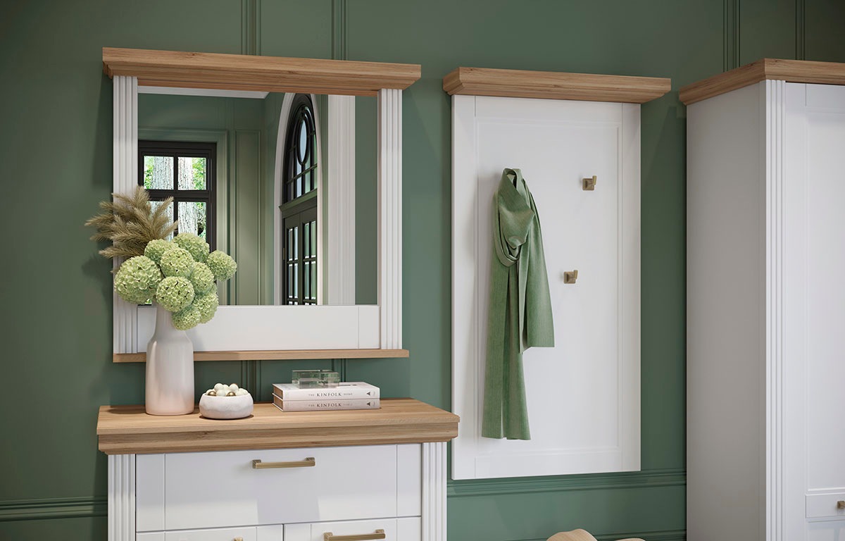 OTTO home Garderobenpaneel "Tara" (H/B/T): 115/65/13cm, hochwertig UV lacki günstig online kaufen