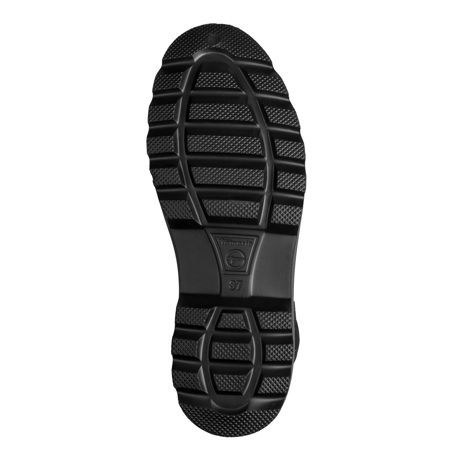 Tamaris Gummistiefel  , Blockabsatz, Boots mit Textileinsatz am Schaftrand