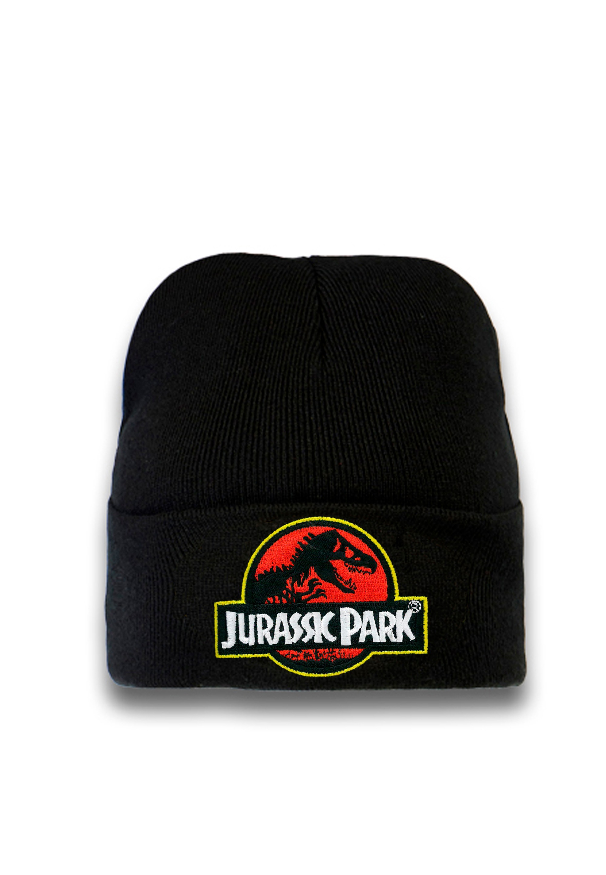 »Jurassic Park« mit Beanie LOGOSHIRT Originaldesign lizenziertem