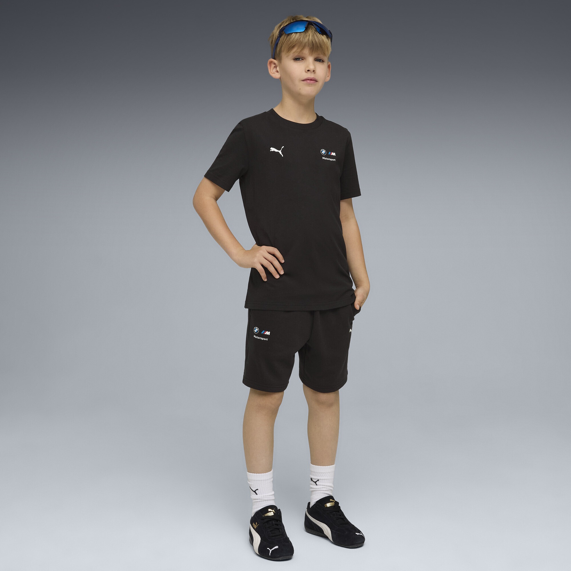 PUMA Sporthose »BMW M MOTORSPORT Essentials Shorts Jugendliche«