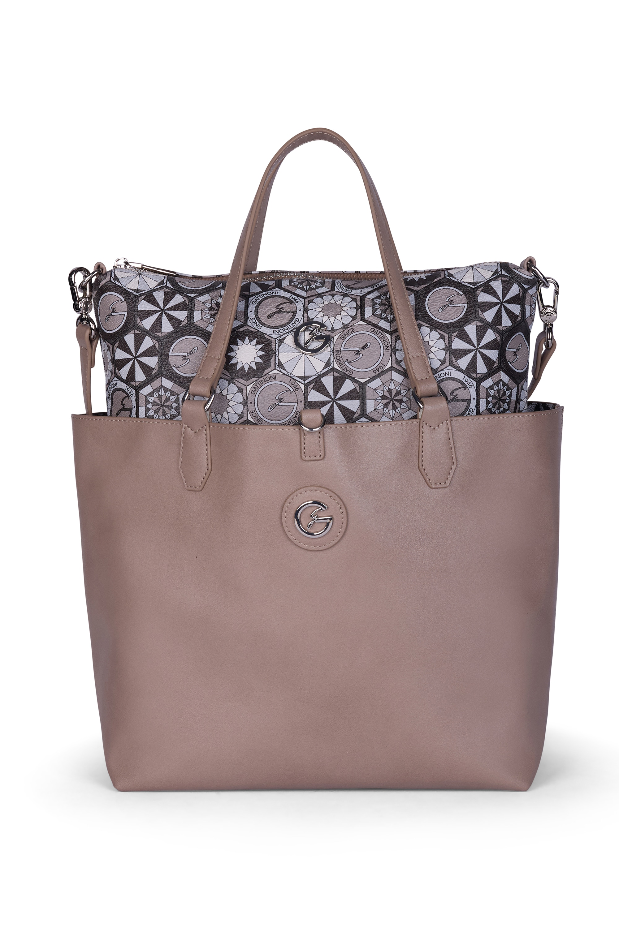 Gattinoni "Teodosia Reversible Medium Shopping Bag Damen" Tragetasche Damen, Shopper, Strandtasche, Fashion, Lifestyle, Sale