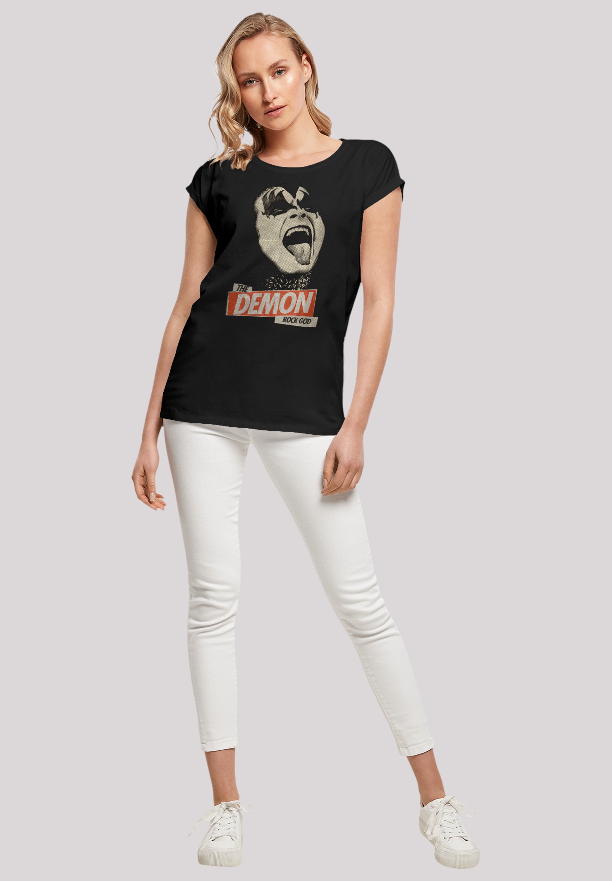 F4NT4STIC T-Shirt »Kiss Hard Rock Band Demon«, Premium Qualität