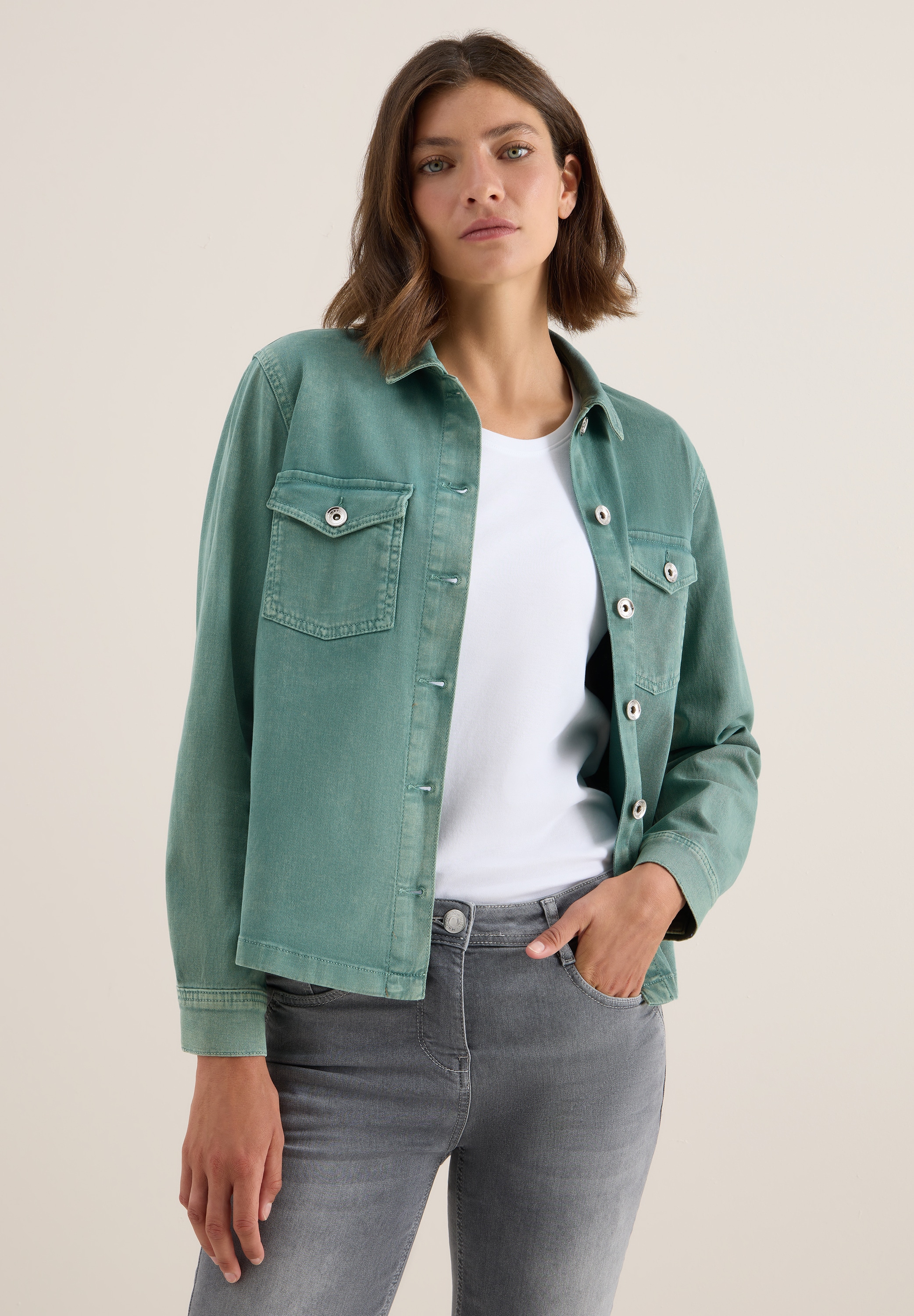 Cecil Kurzjacke, ohne Kapuze, im Denim-Style günstig online kaufen