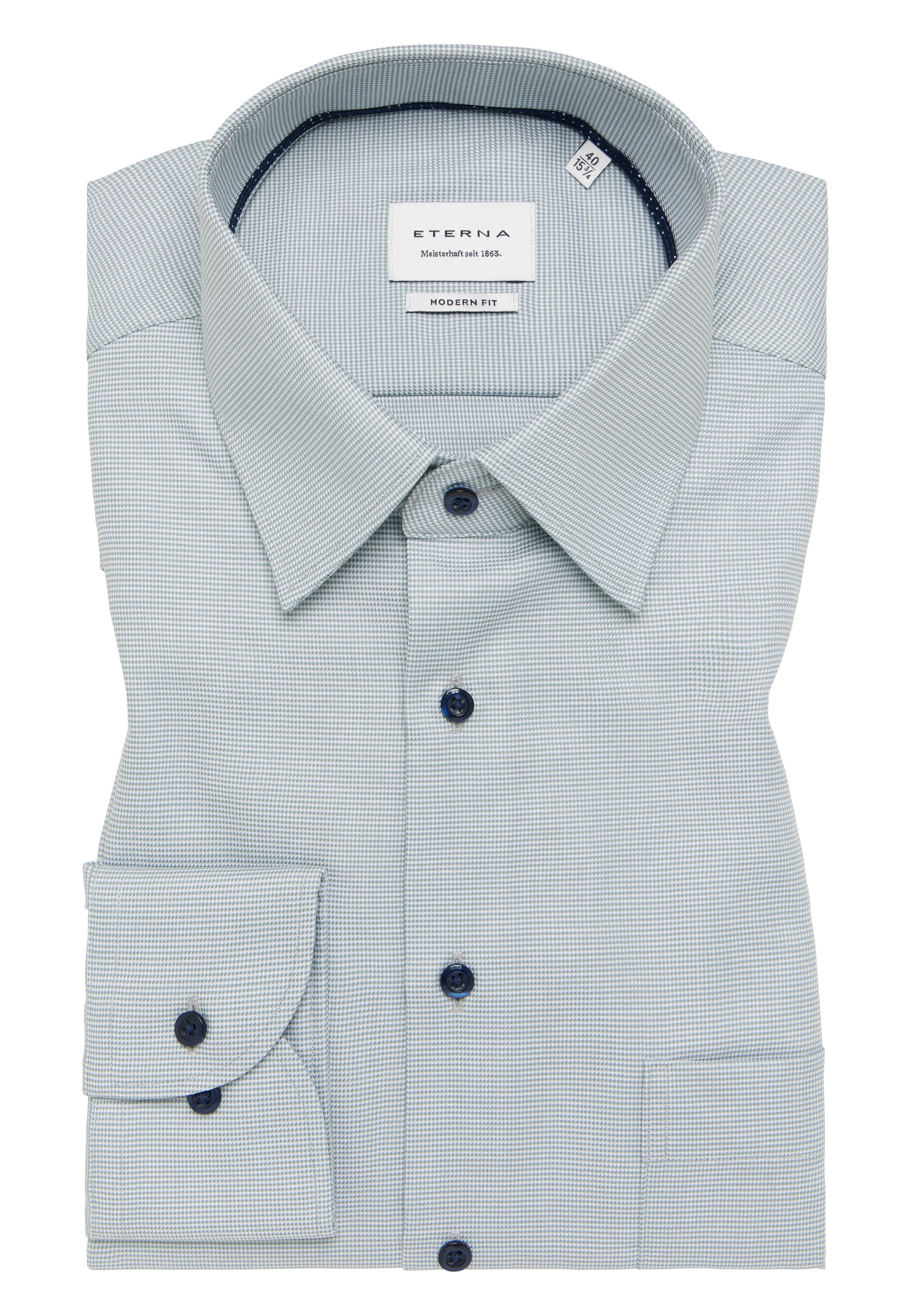 Eterna Langarmhemd »MODERN FIT«, NON IRON (bügelfrei)