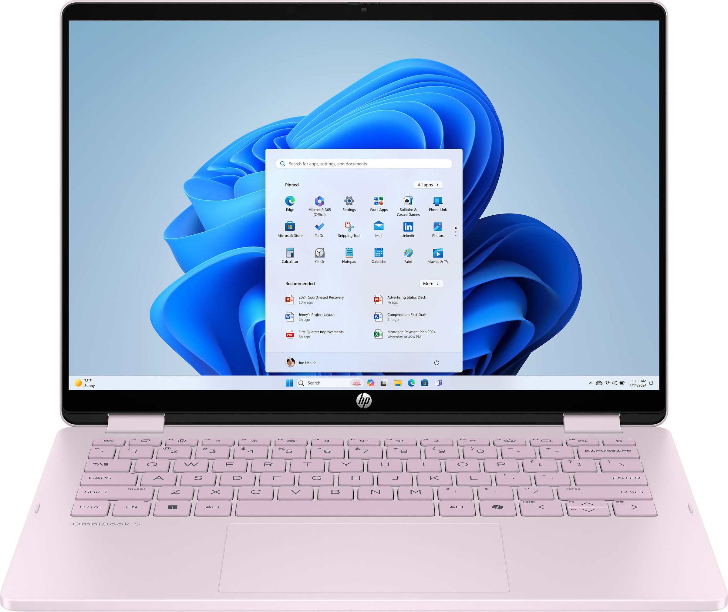 HP Convertible Notebook »OmniBook 5 Flip«, 35,6 cm, / 14 Zoll, Intel, Core i5, Iris Xe Graphics, 512 GB SSD