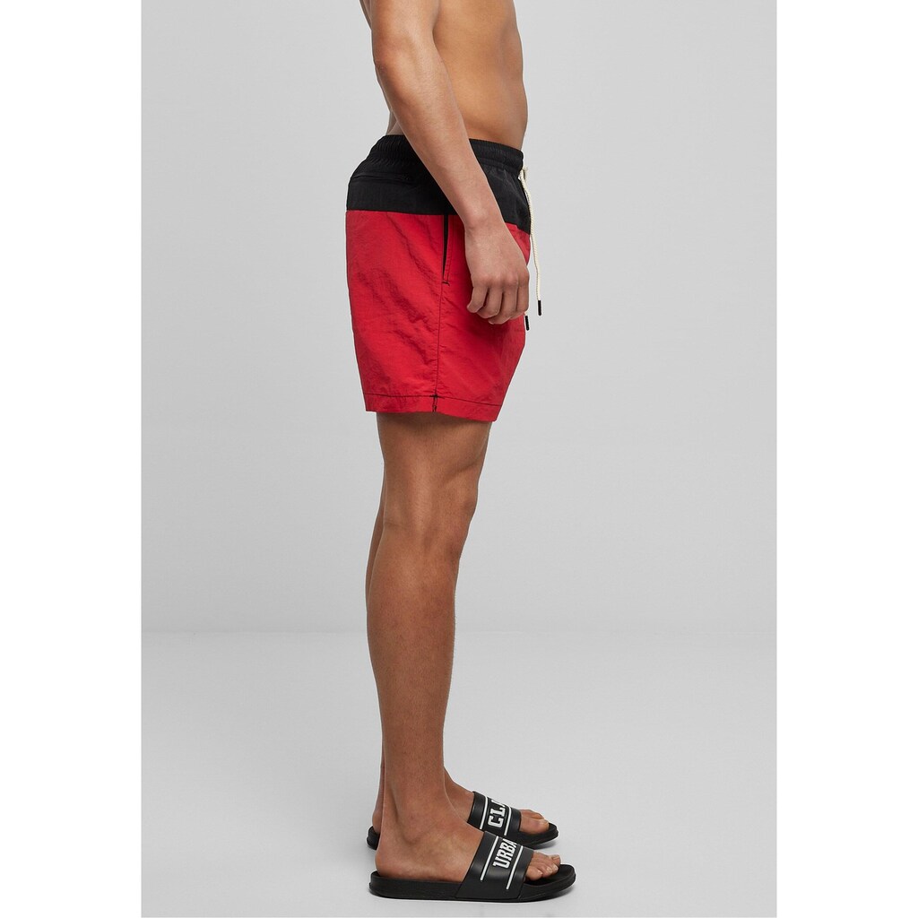 URBAN CLASSICS Badeshorts »Urban Classics Herren Block Swim Shorts«