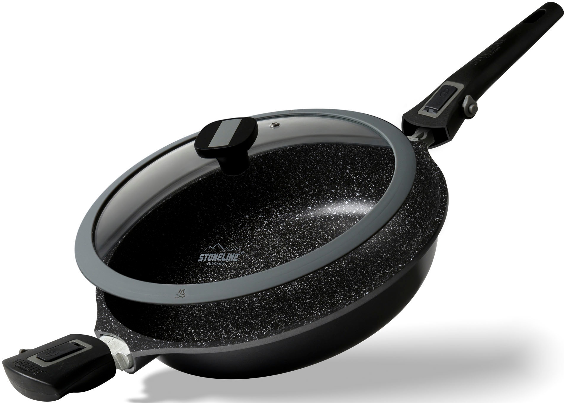 STONELINE Schmorpfanne »Imagination PLUS«, Aluminiumguss, Steinpartikel-Beschichtung, Ø 28 cm, Induktion