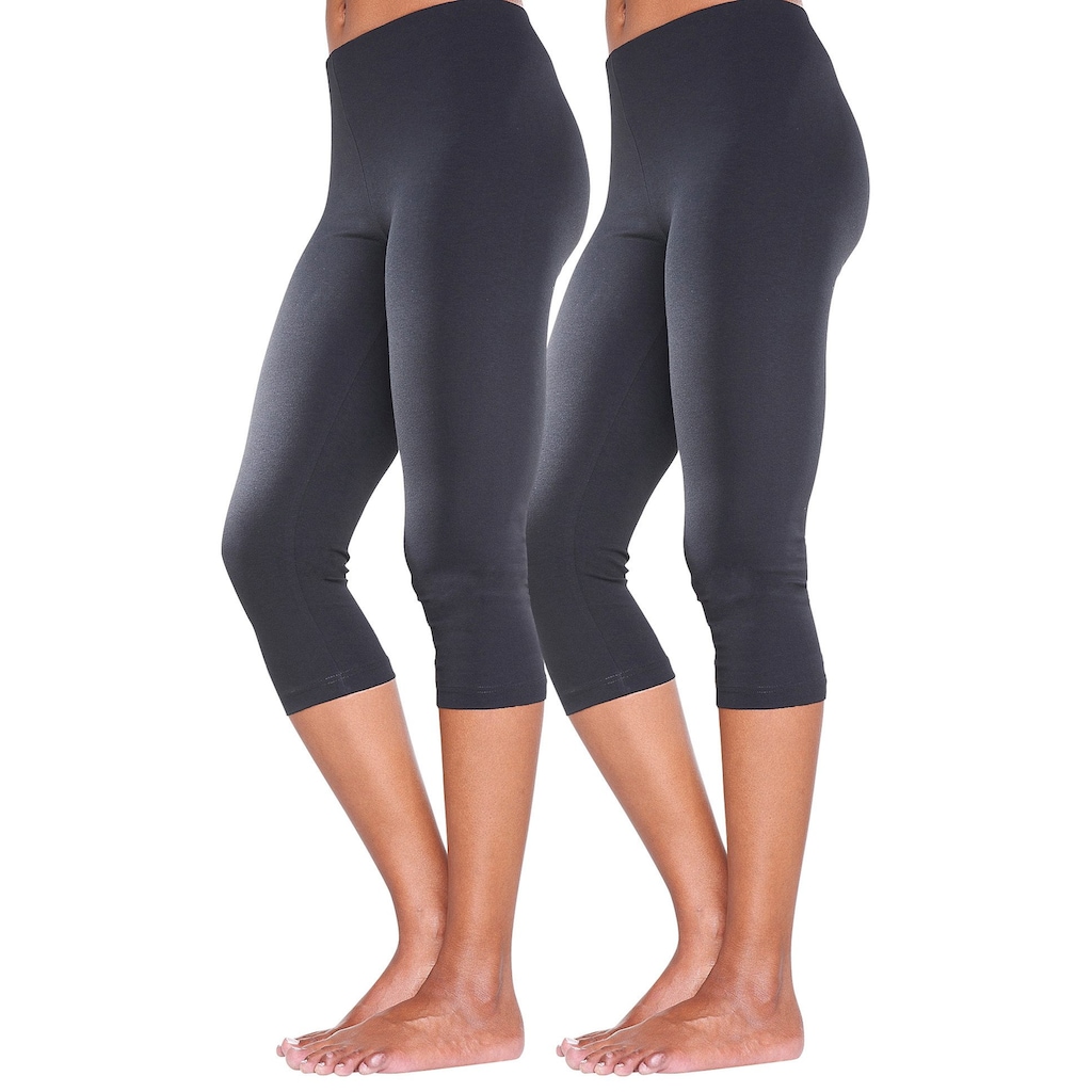 Vivance active Caprileggings, (2er-Pack)