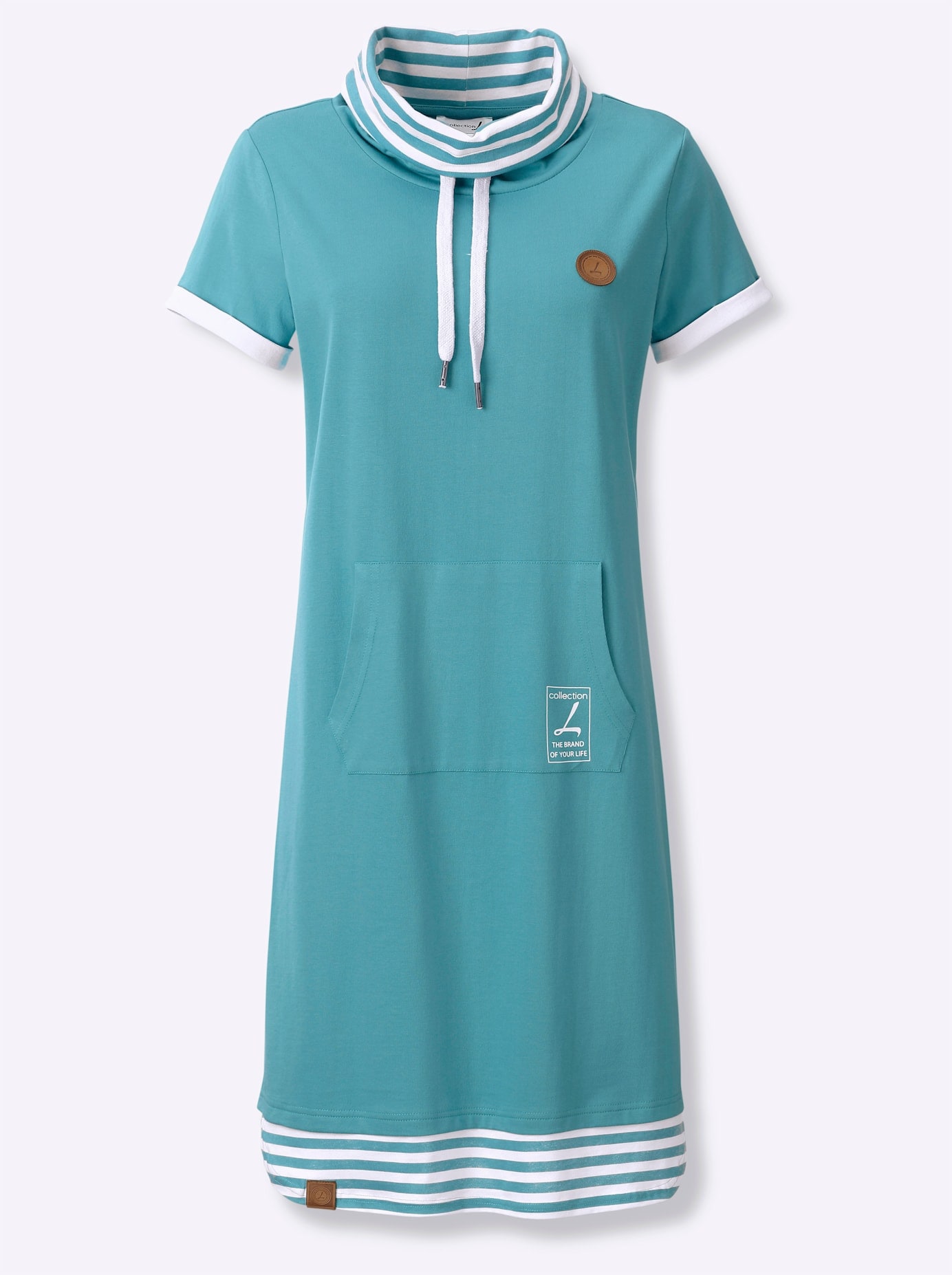 Thumbnail - Casual Looks Jerseykleid "Jersey-Kleid" aufgesetzte Taschen