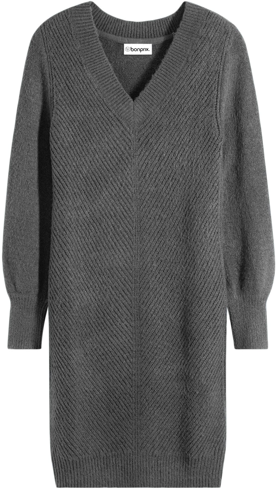 bonprix Strickkleid »Strickkleid« für besondere Anlässe, elastisches Material, Loose Fit