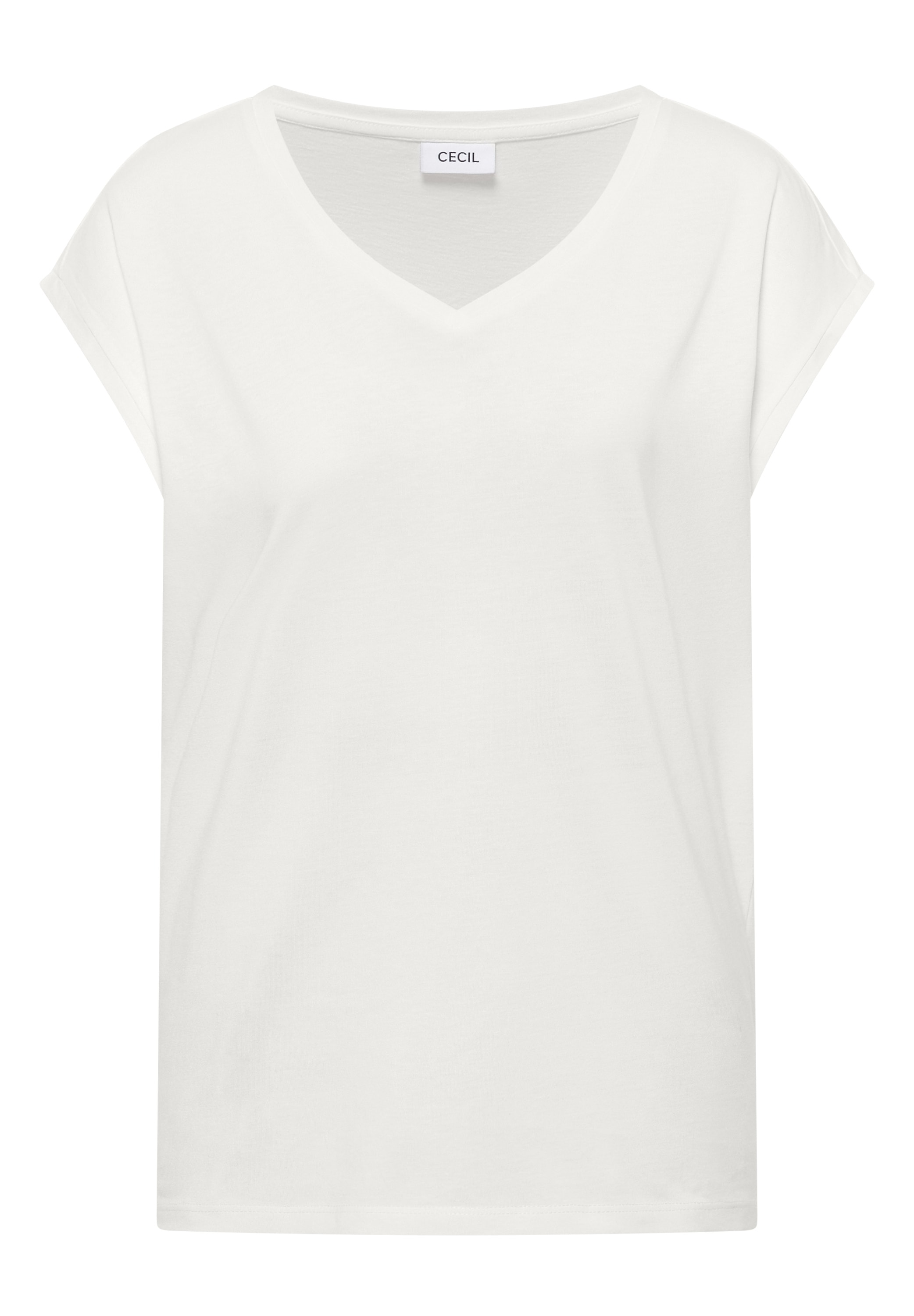 Cecil V-Shirt mit femininem V-Ausschnitt