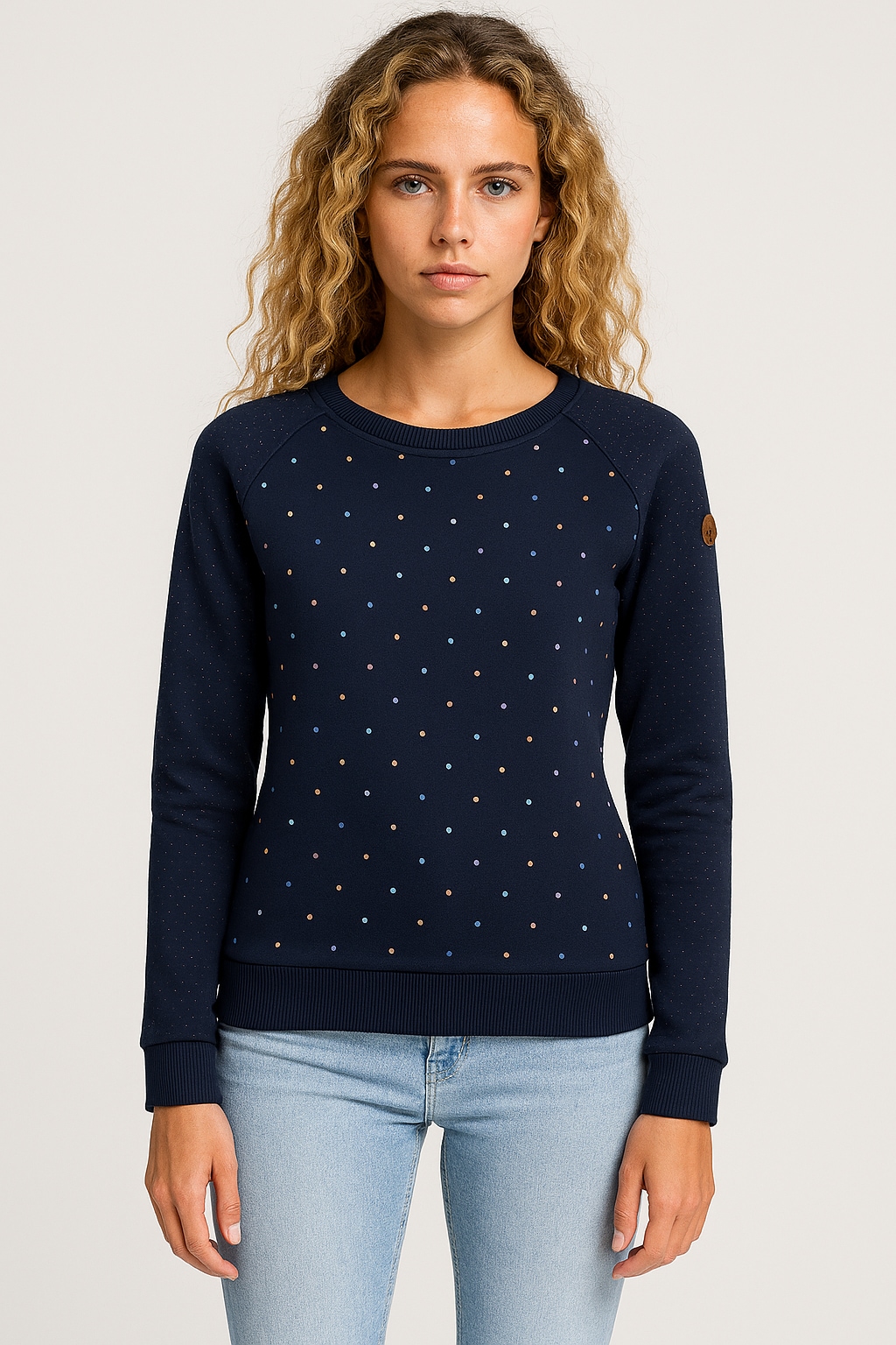 Ragwear Sweatshirt »JOHANKA MULTIDOTS O«