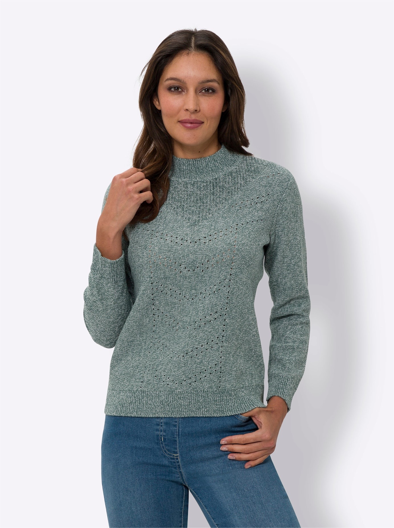Classic Basics Strickpullover "Stehkragen-Pullover" günstig online kaufen