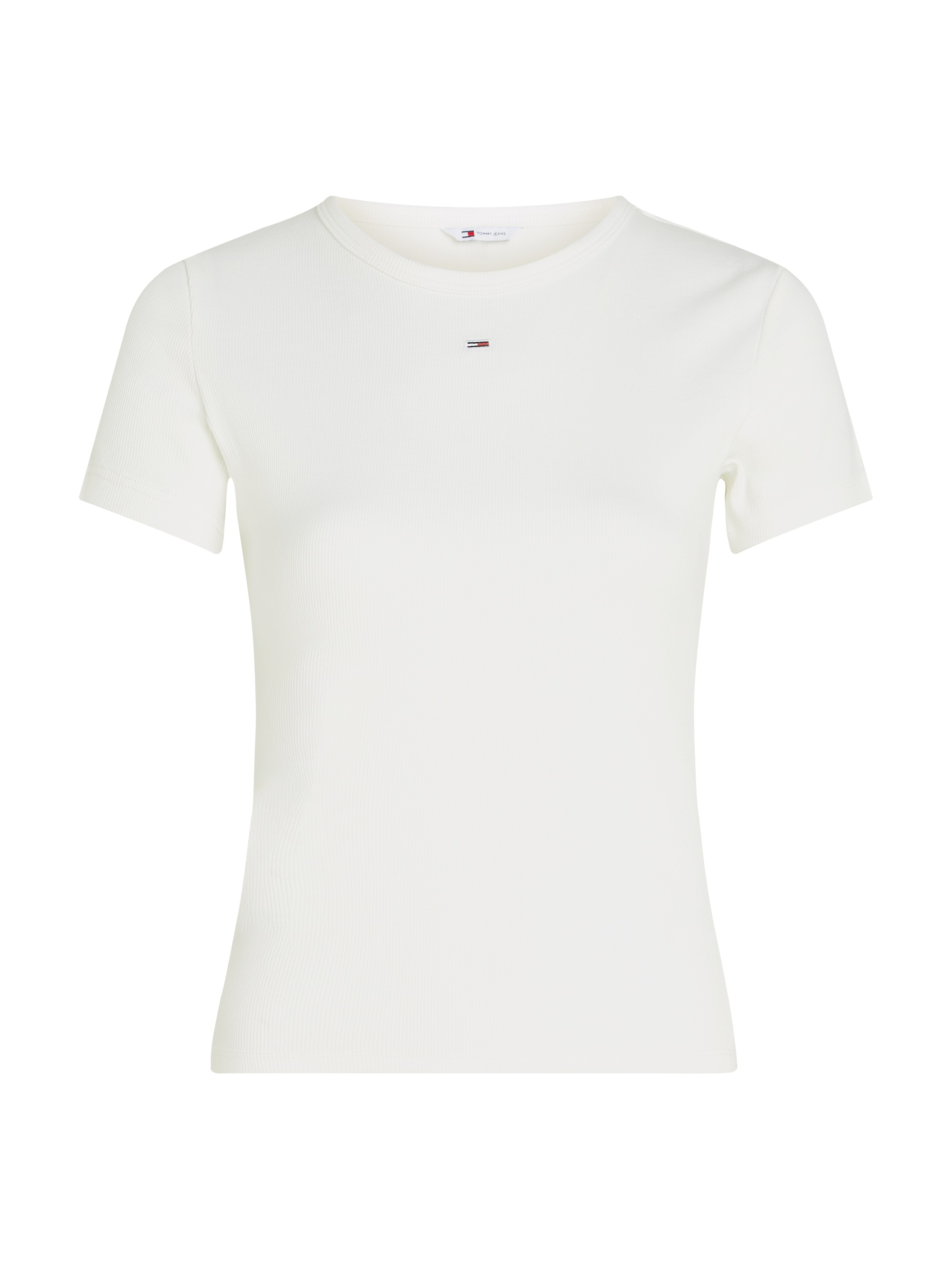 Tommy Jeans Kurzarmshirt »TJW 2PACK SLIM ESSENTIAL RIB SS«, (Packung, 2 tlg., 2er-Pack), mit gerippter Struktur