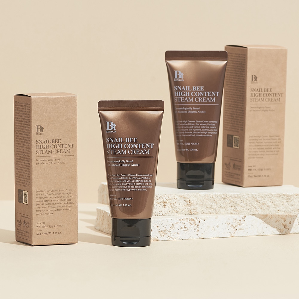 Benton Feuchtigkeitscreme »SNAIL BEE HIGH CONTENT STEAM CREAM« intensive Feuchtigkeitscreme für anspruchsvolle und reife Haut