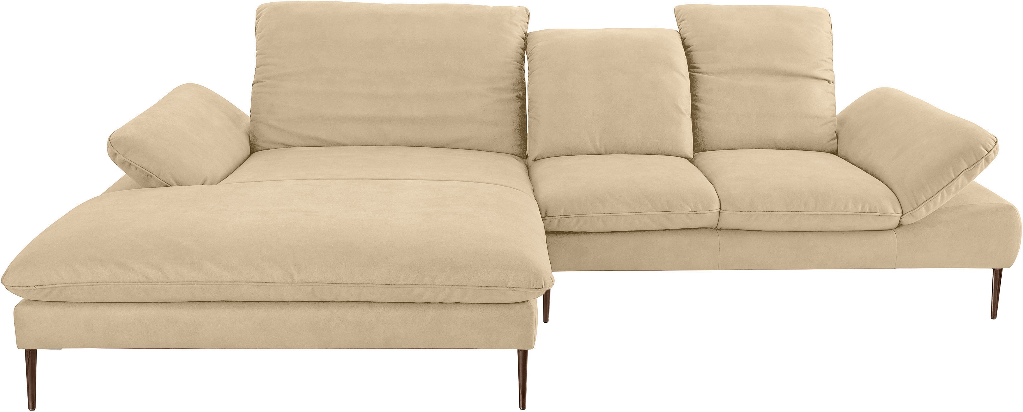 Thumbnail - W.SCHILLIG Ecksofa "enjoy&MORE, Designsofa, bequem, zeitlos und elegant, L-Form", Sitztiefenverstellung, Füße bronze pul...