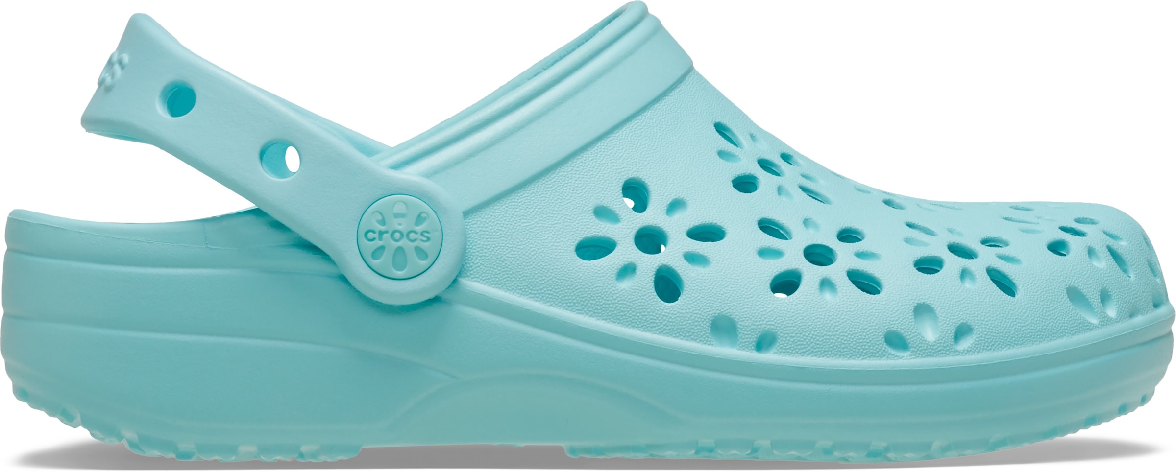 Crocs Clog »Classic Floral Cut Out Clog«, Sandale mit schwenkbarem Fersenriemen